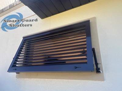 Impact Bahama Shutter in Grey Brown