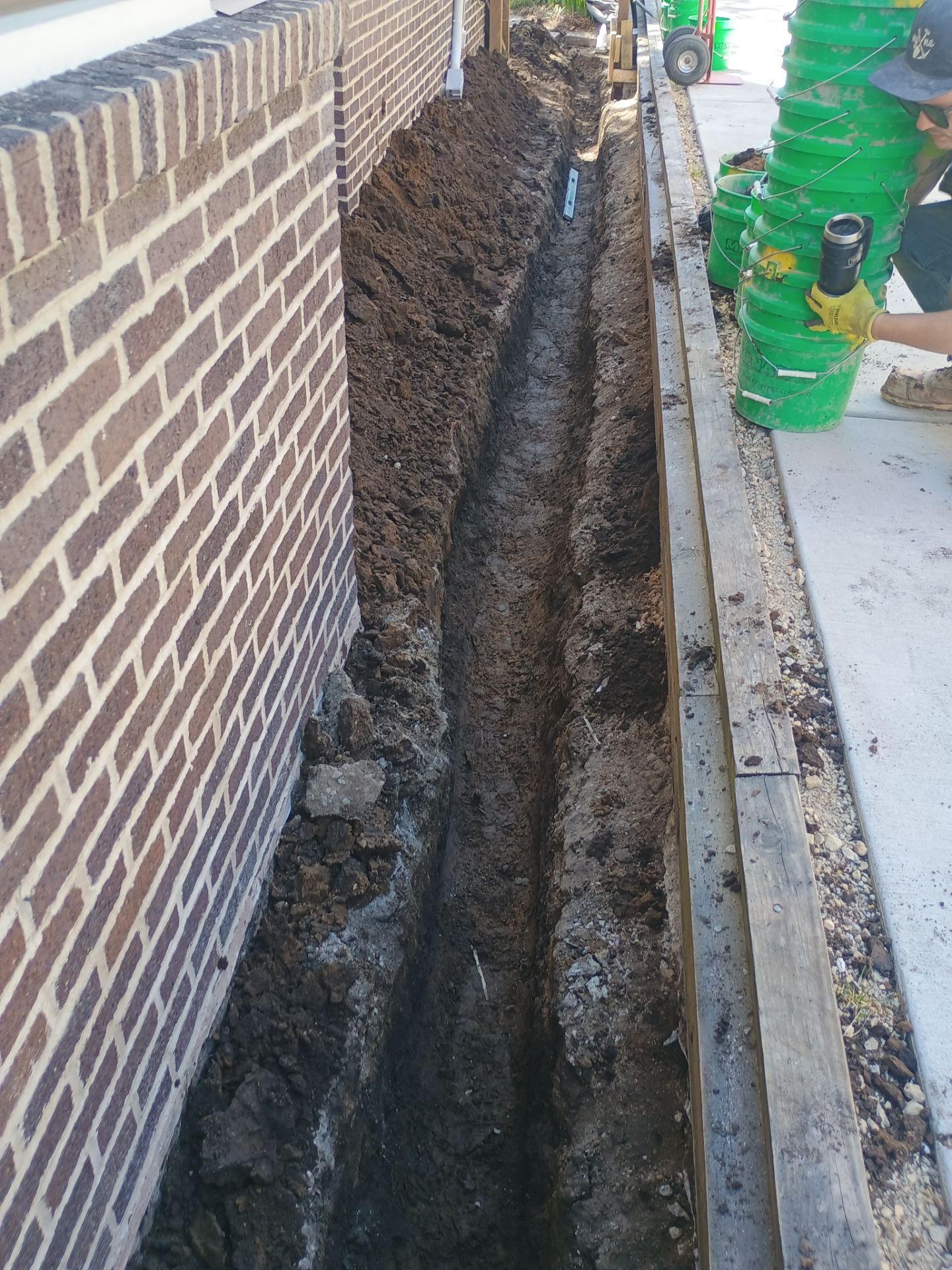 Foundation Drainage Board & French Drain in Southwest Minneapolis by Waterproofing Northeast