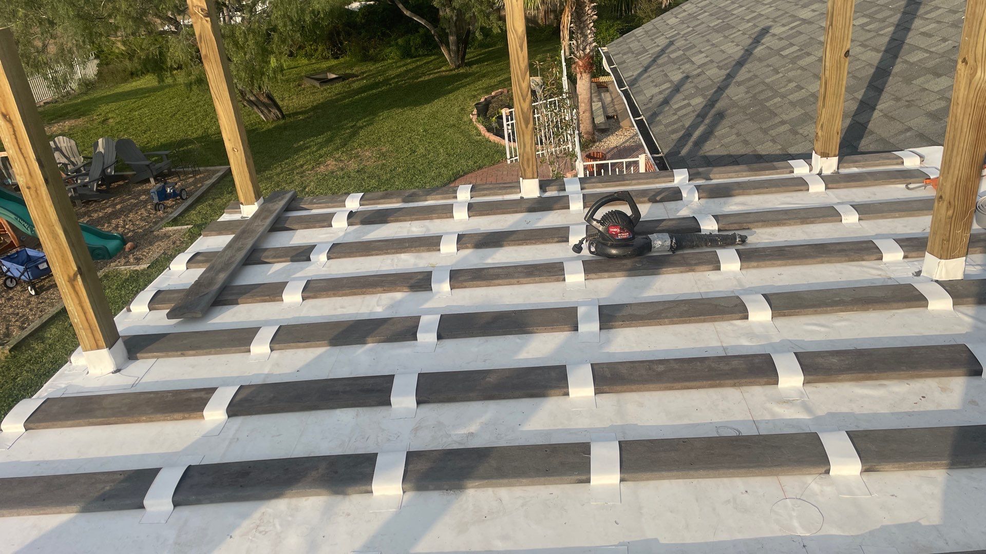 Chippendale Railings by Bayfront Roofing and Construction