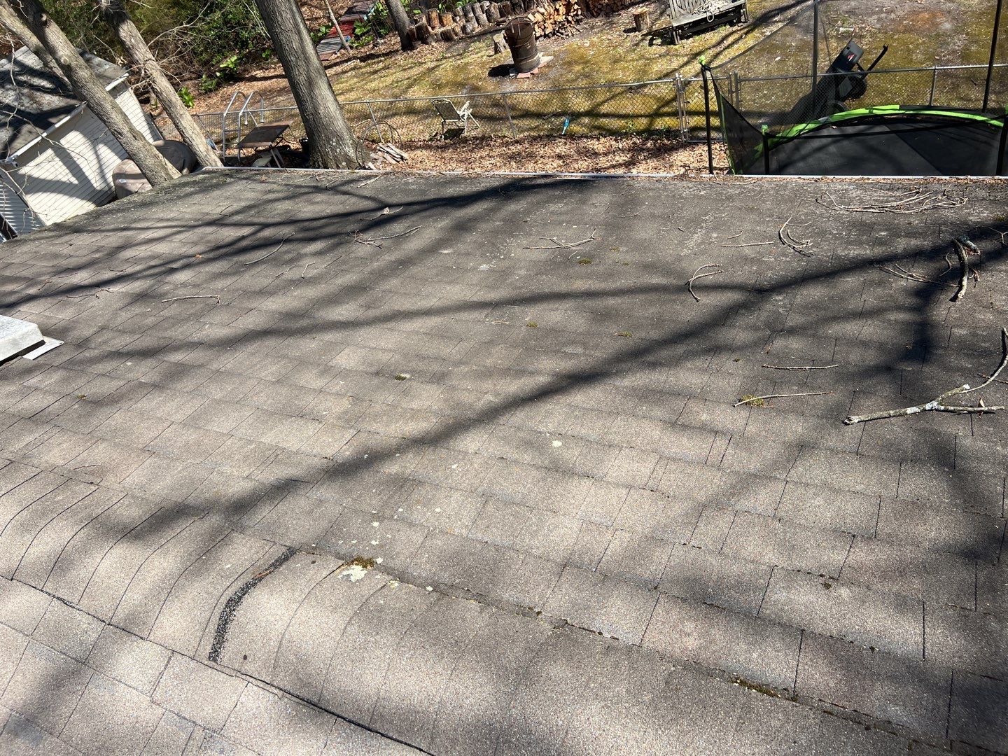 Residential Roofing Installation using GAF Timberline HDZ Weathered Wood by Mastercraft Exteriors 