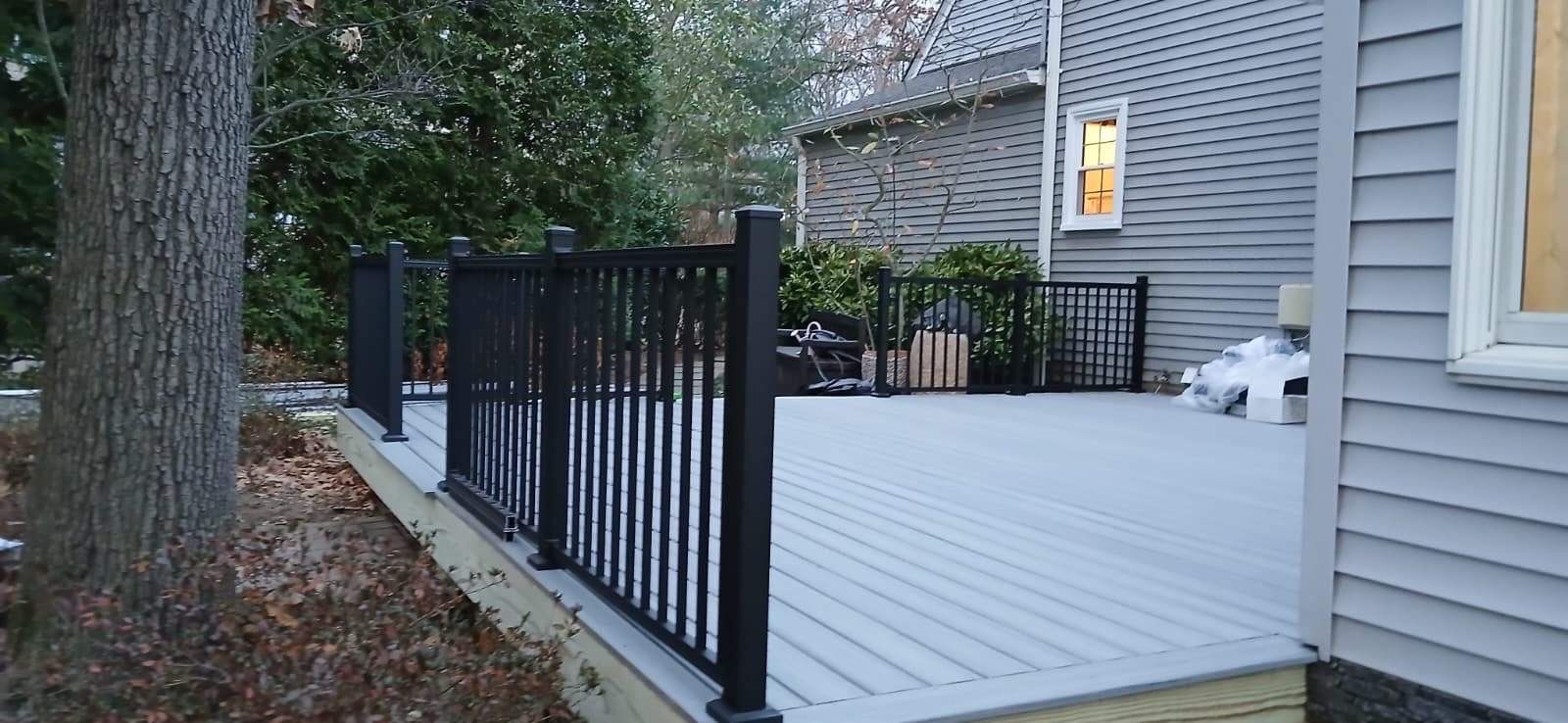 Trex Deck Resurfacing & New Railing in Sterling, VA by Sunburst Construction Inc