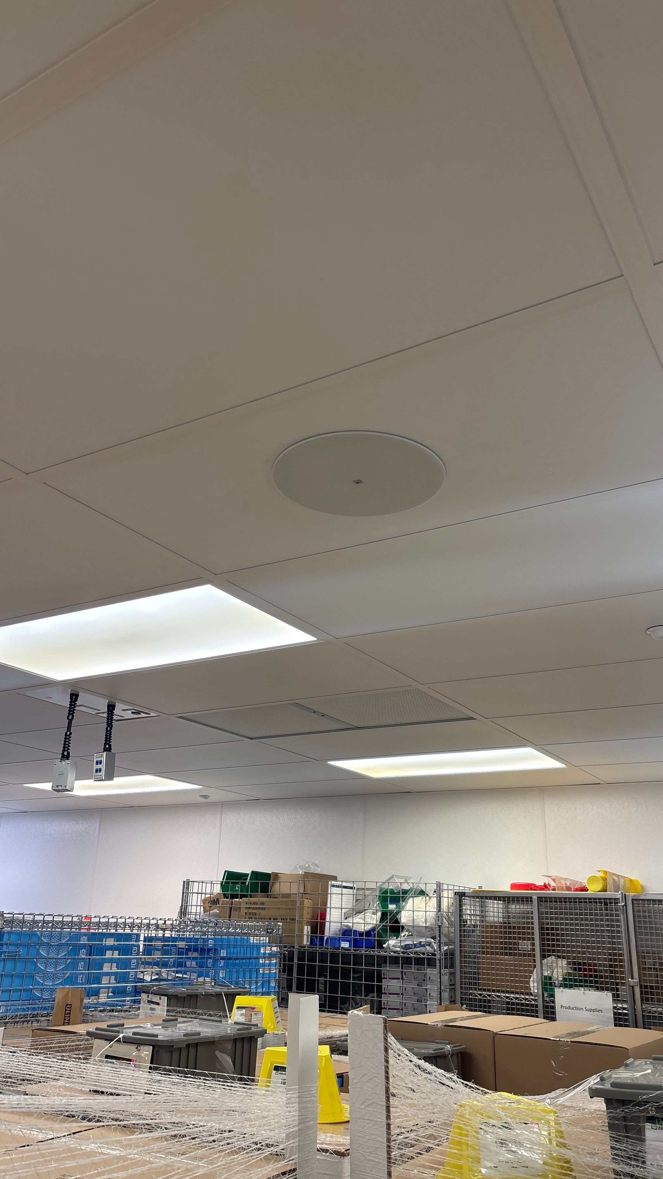 ***In Progress*** Audio install in Manufacturing facility by AVSi