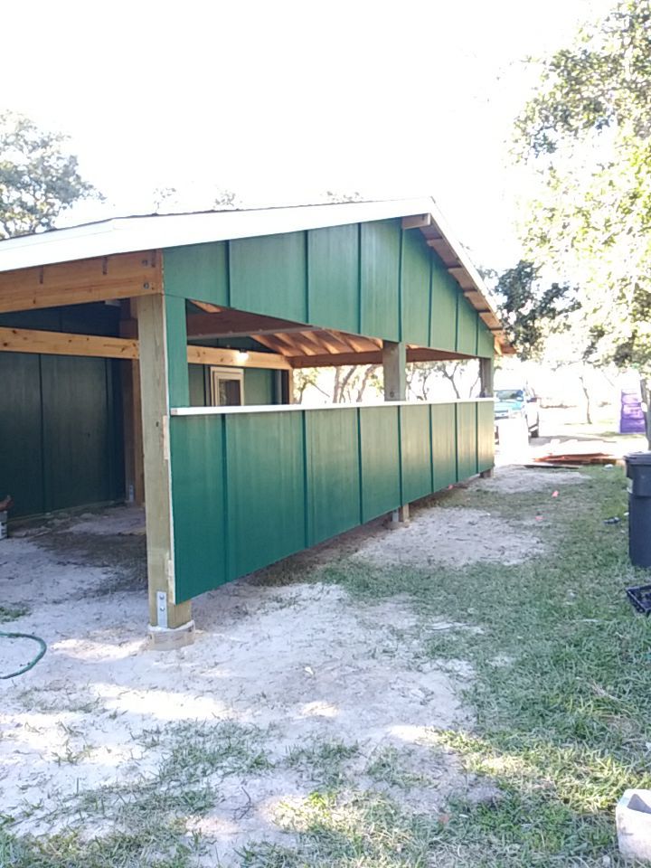 New Carport and remodel by Bayfront Roofing and Construction