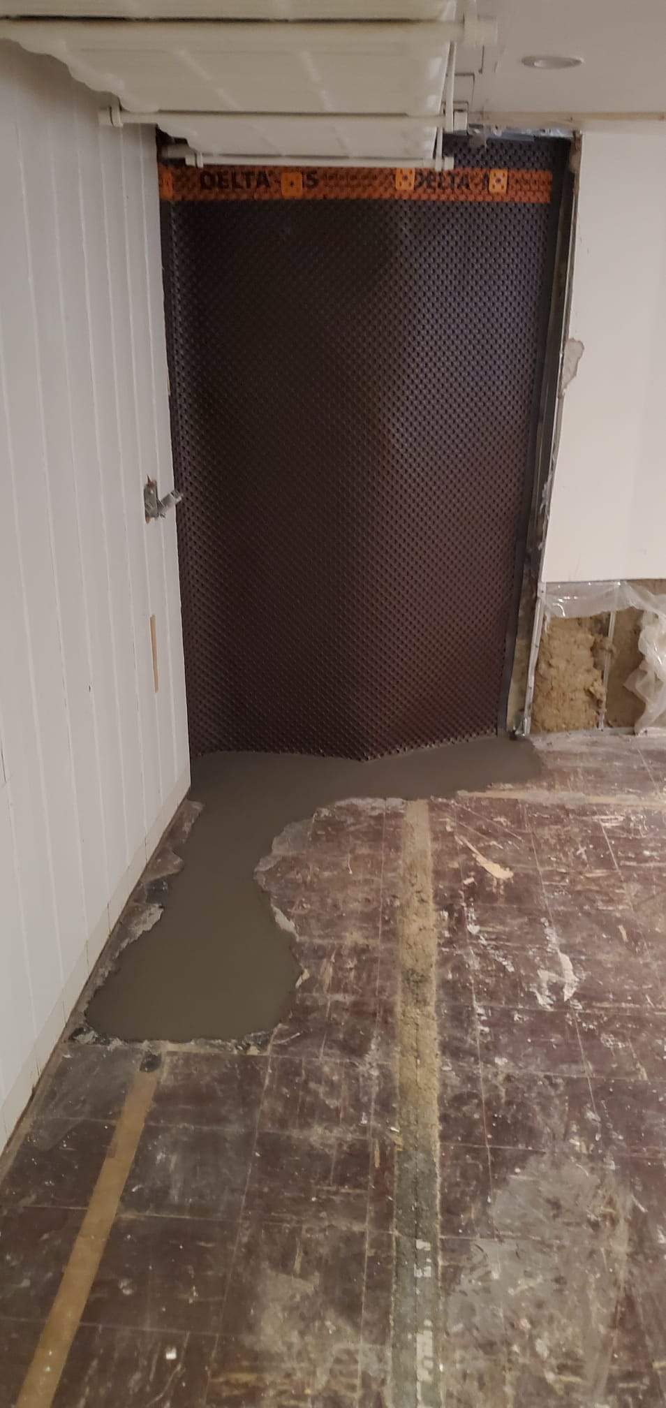 Interior waterproofing Project in Toronto, ON by Canada Waterproofers Inc