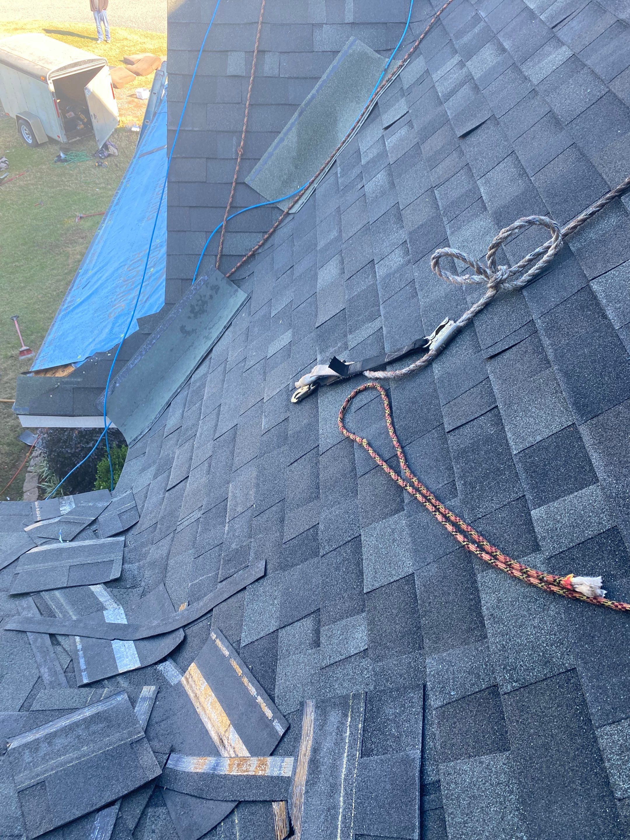 Residential Roofing Repair using Malarkey Vista: Storm Gray by Hostetler Roofing
