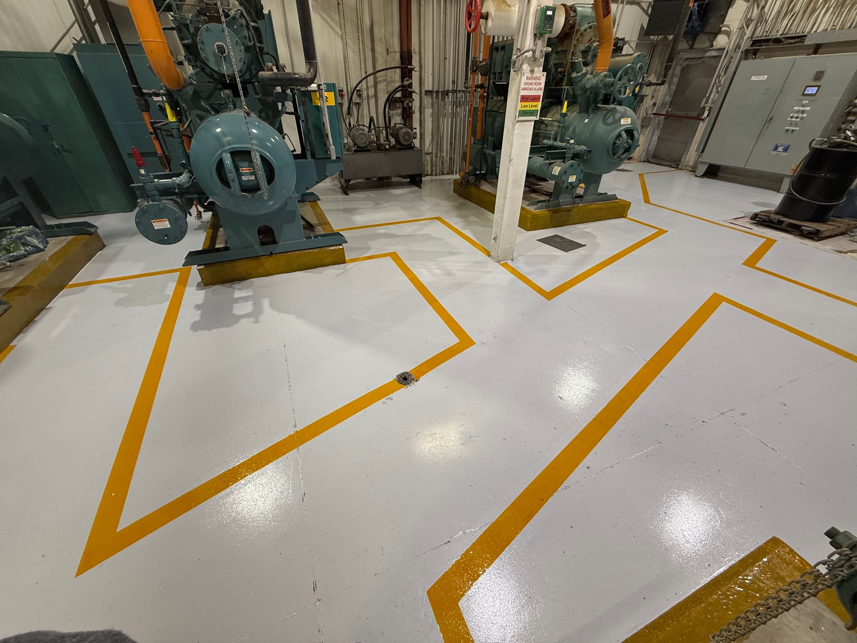 Industrial Epoxy Floor Coating for Perdue Premium Meat Co in Sioux Center by Select Painting, Coatings & Garage Cabinets