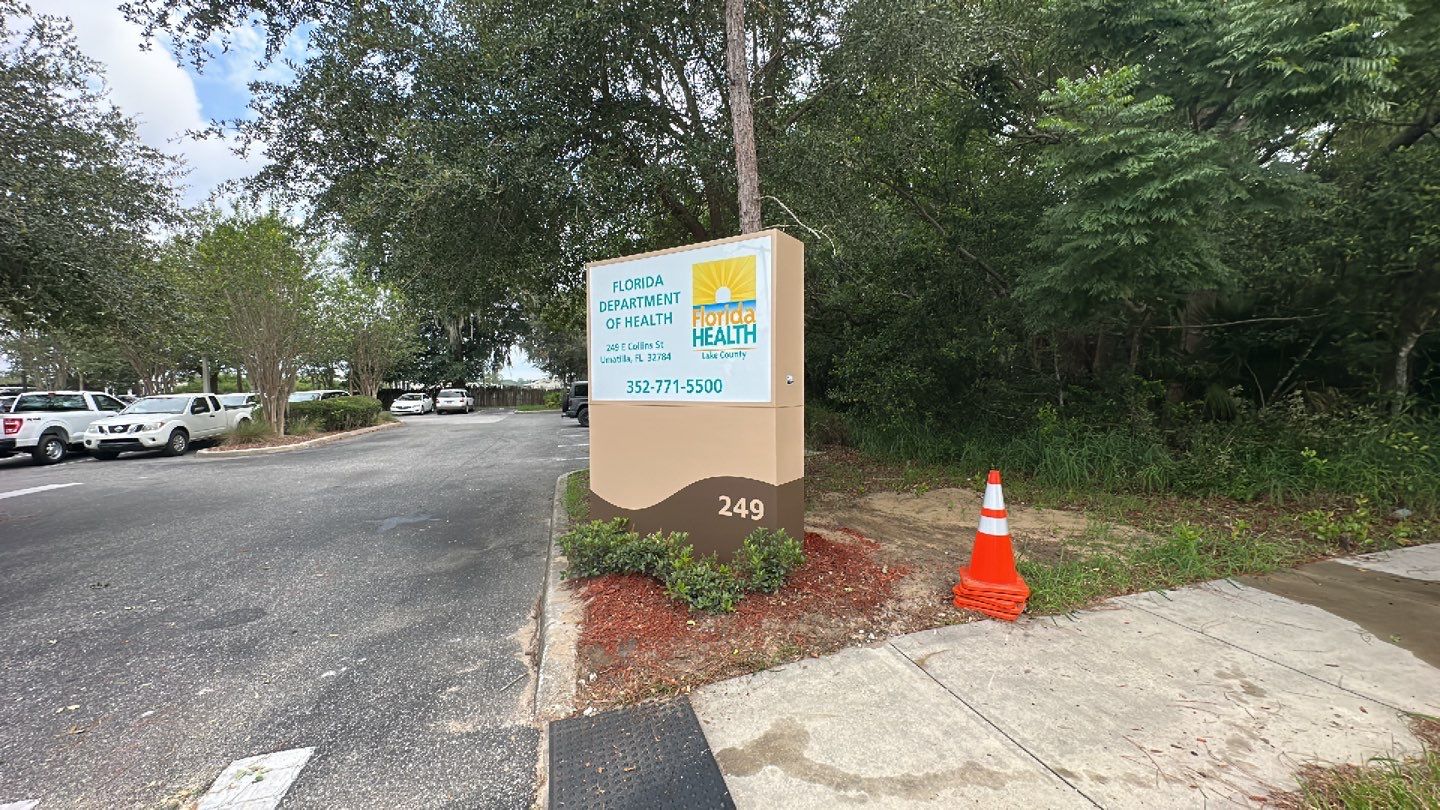 Monument Sign for Florida Health Department by SignCrafters