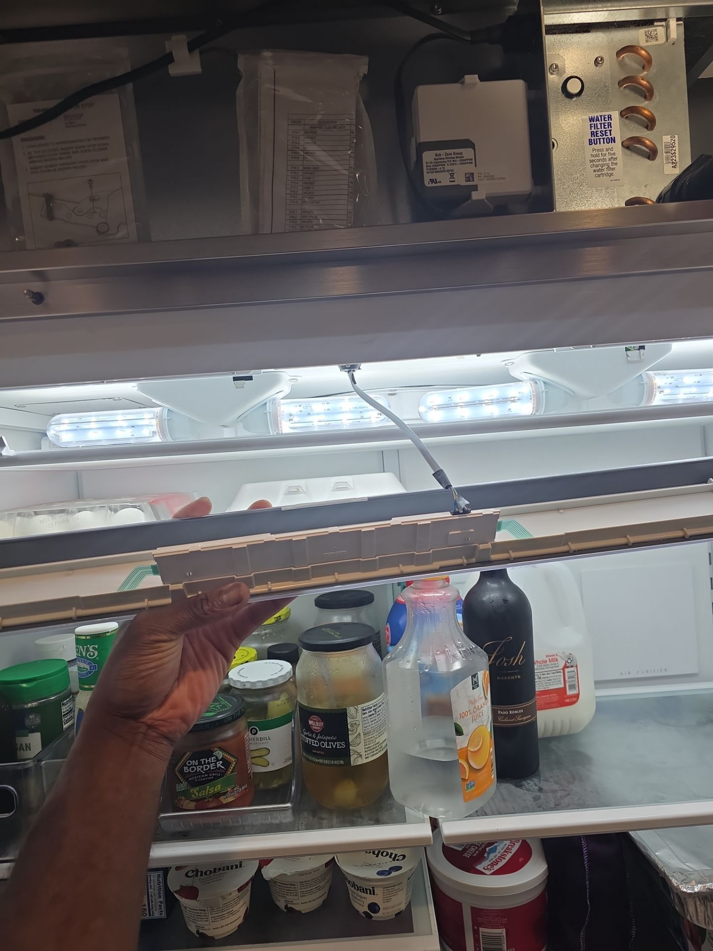 Sub-Zero Refrigerator Electronic Control Board and Lighting Repair in Mount Dora by AMB-WORKS APPLIANCE REPAIR
