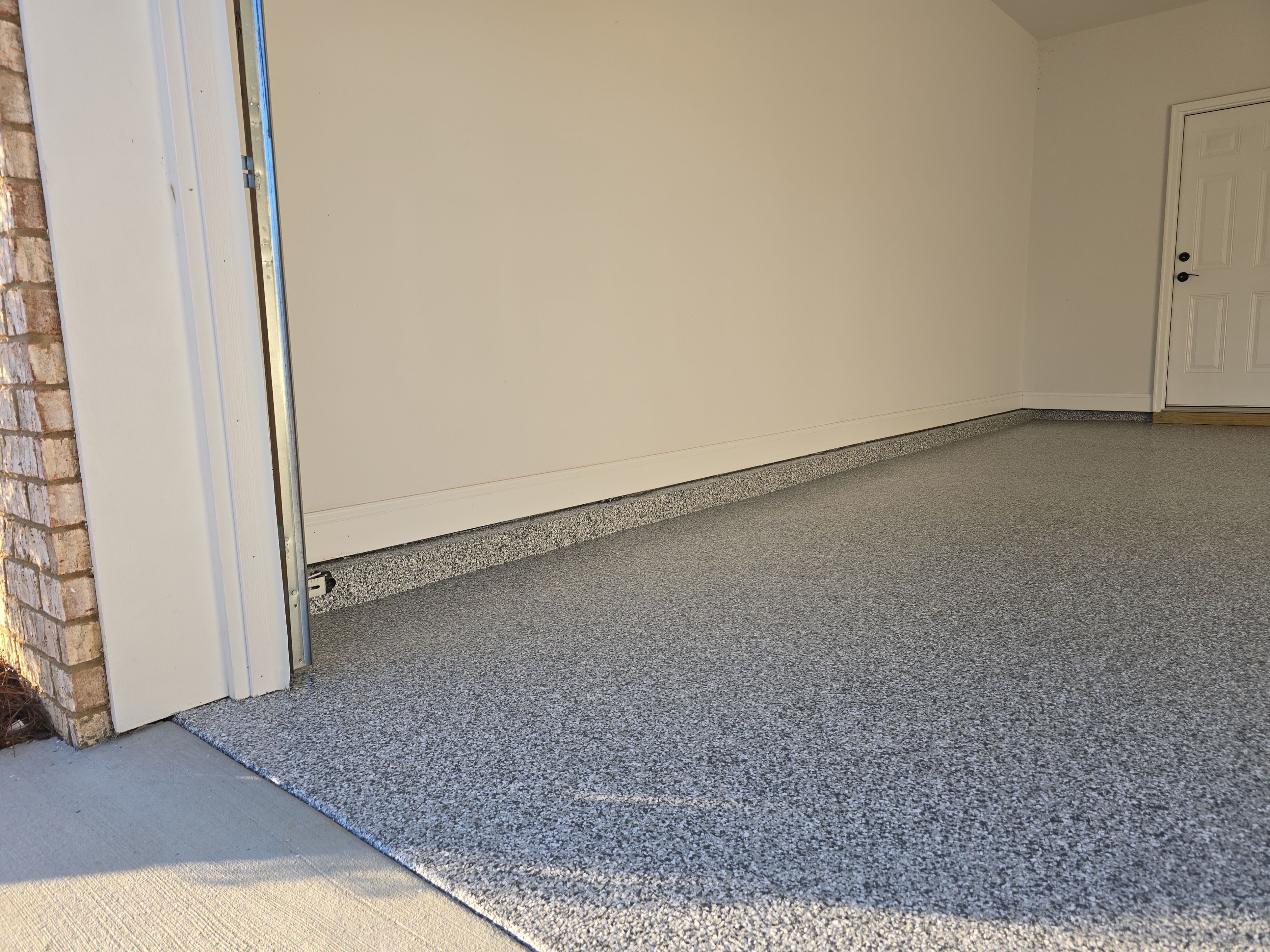Garage using Gravel by Elite Floor Solutions