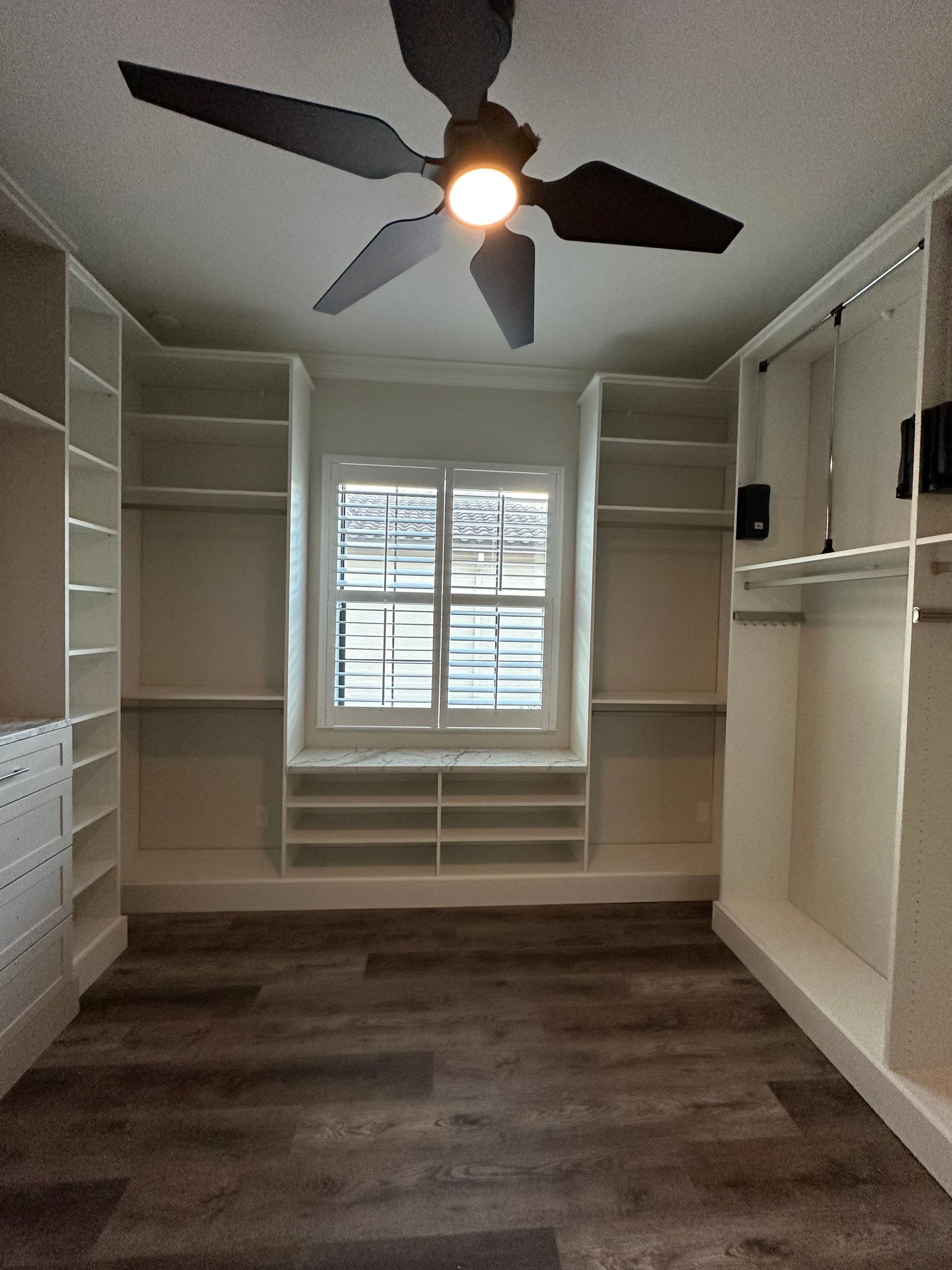 Tampa Garage Makeover and Custom Master Closet Installation by Square 1 Garage and Closet Solutions