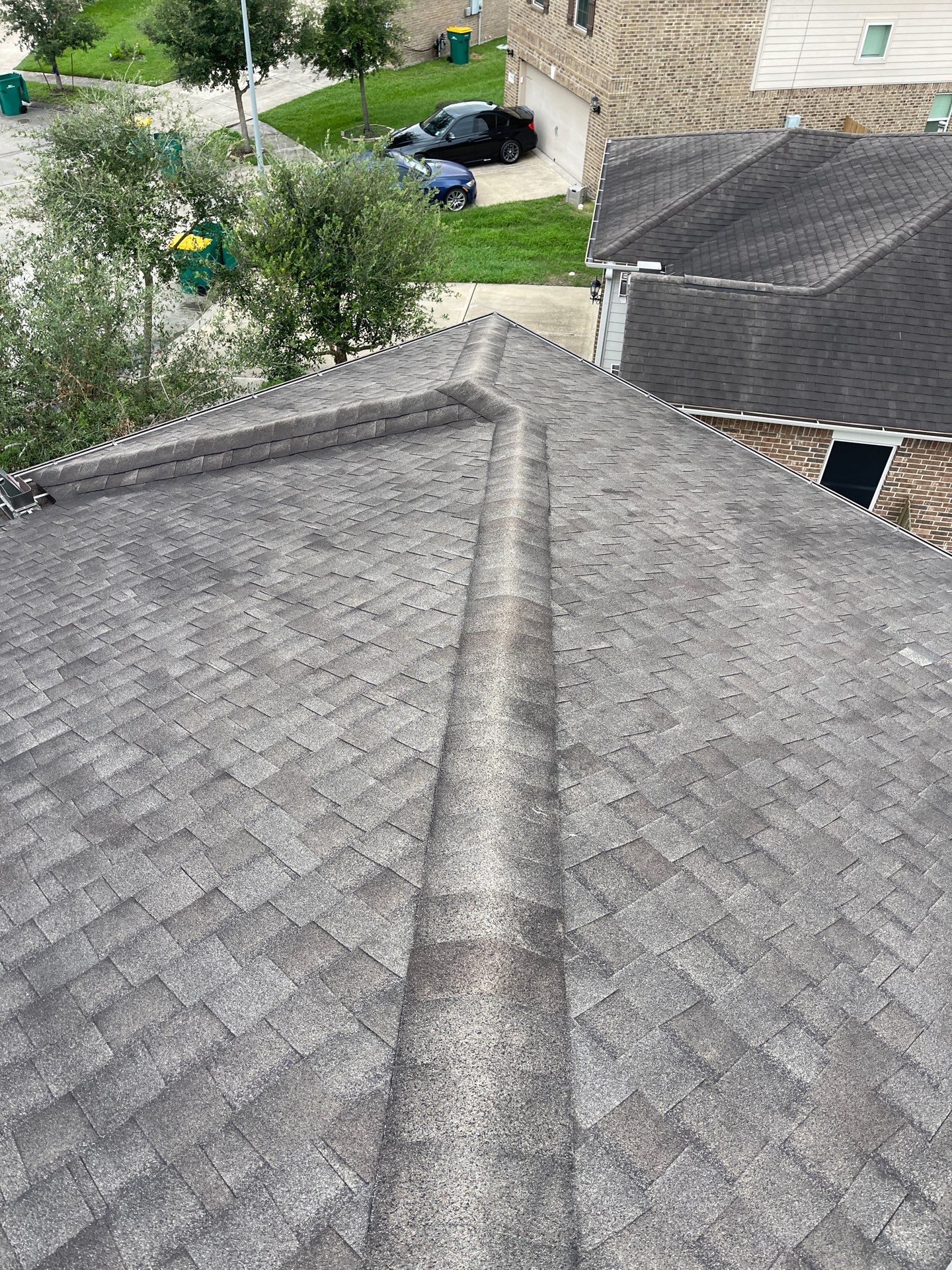 Hail Damage using Owen's Corning Duration (Lifetime) Shingles by Roof Repair Company