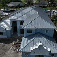 .032 Aluminum 1.5" Mechanical Seam Dove Gray by Total Roofing System The Metal Roof Experts