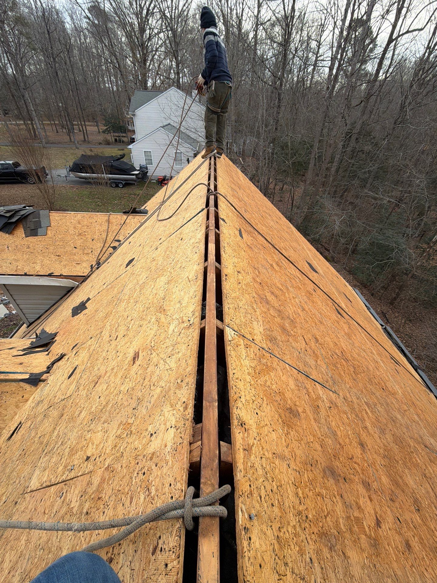 Full Roof Replacement and Gutter Installation in Gloucester by Cade Construction
