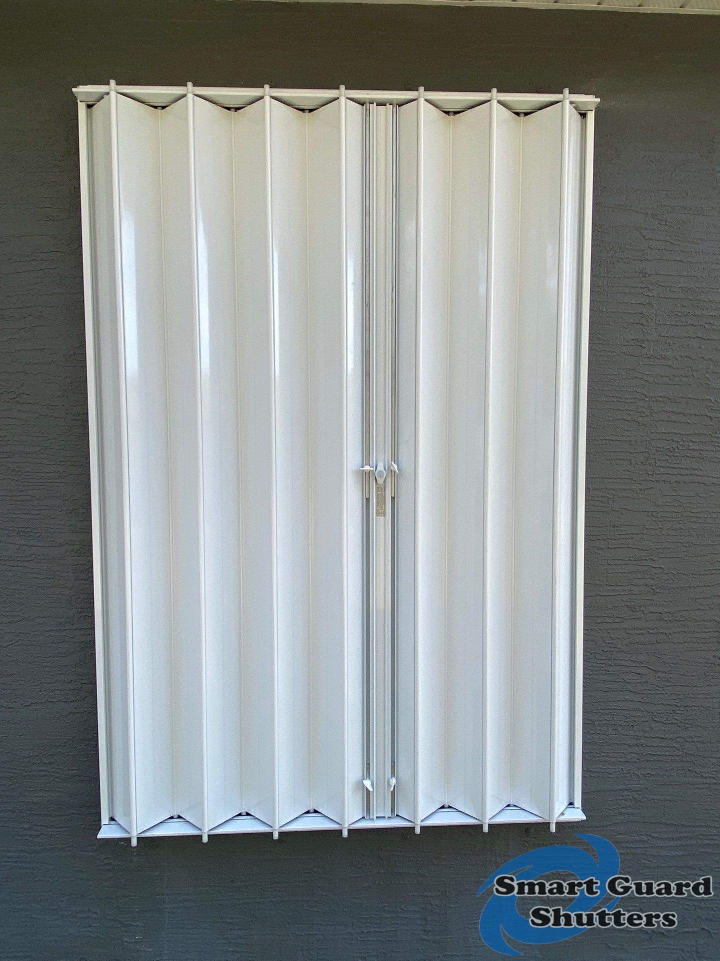 Hurricane Protection in White by Smart Guard Shutters