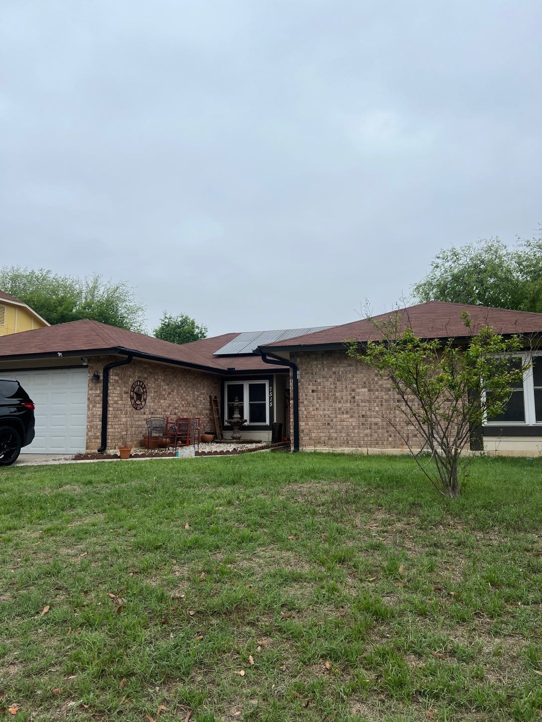 Onyx Black Roof Replacement & Solar Panel Reinstallation | San Antonio, TX by Ayan Roofing, LLC