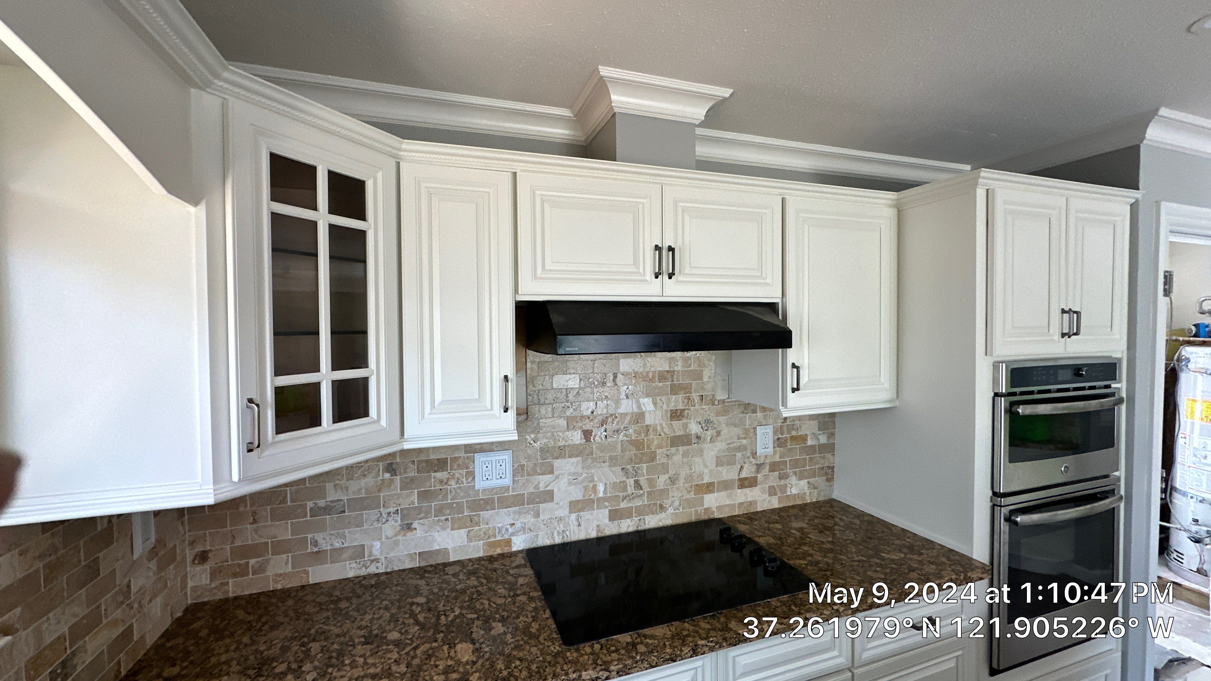 cabinet painting San Jose  by Herrera’s Bay Area Painting inc.