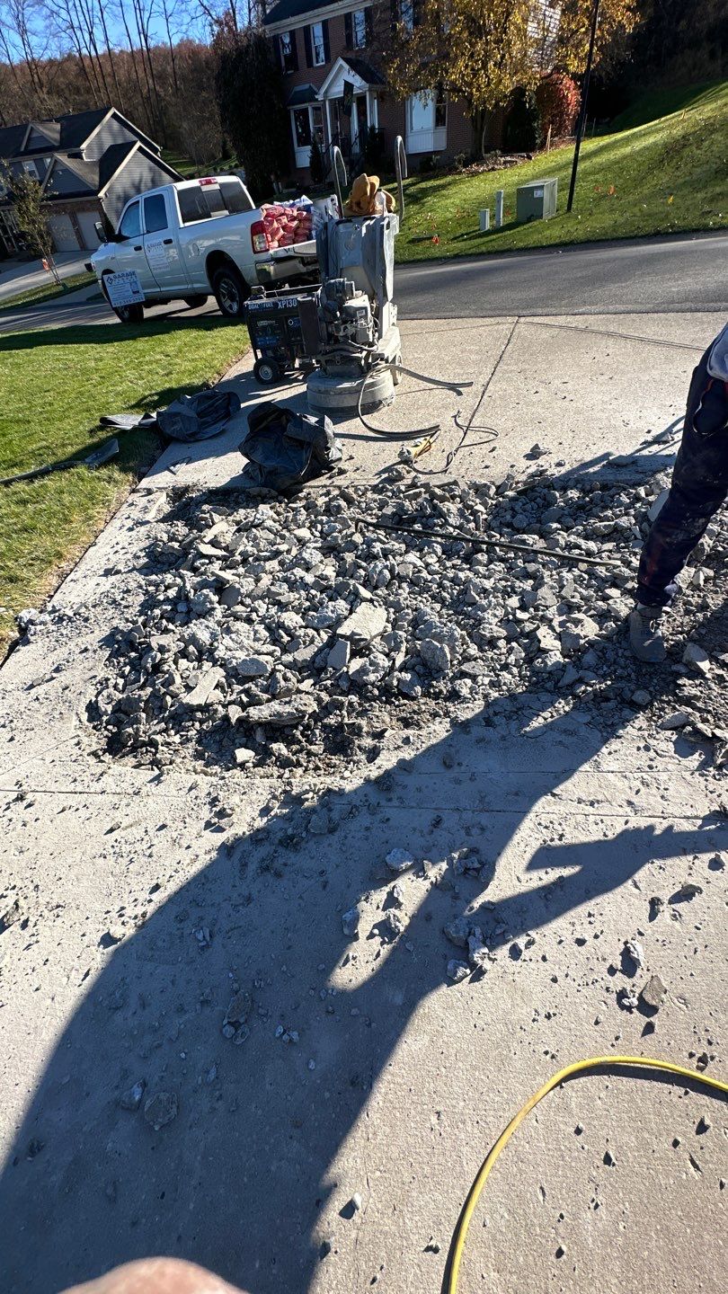 Twilight Driveway Project in Bridgeville by Floors in a Day, Inc