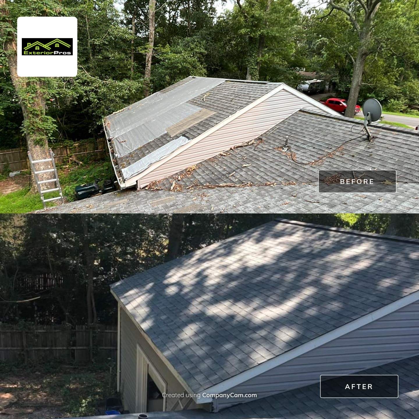 Roof Installation using Tamko Hp Titan XT by ExteriorPros