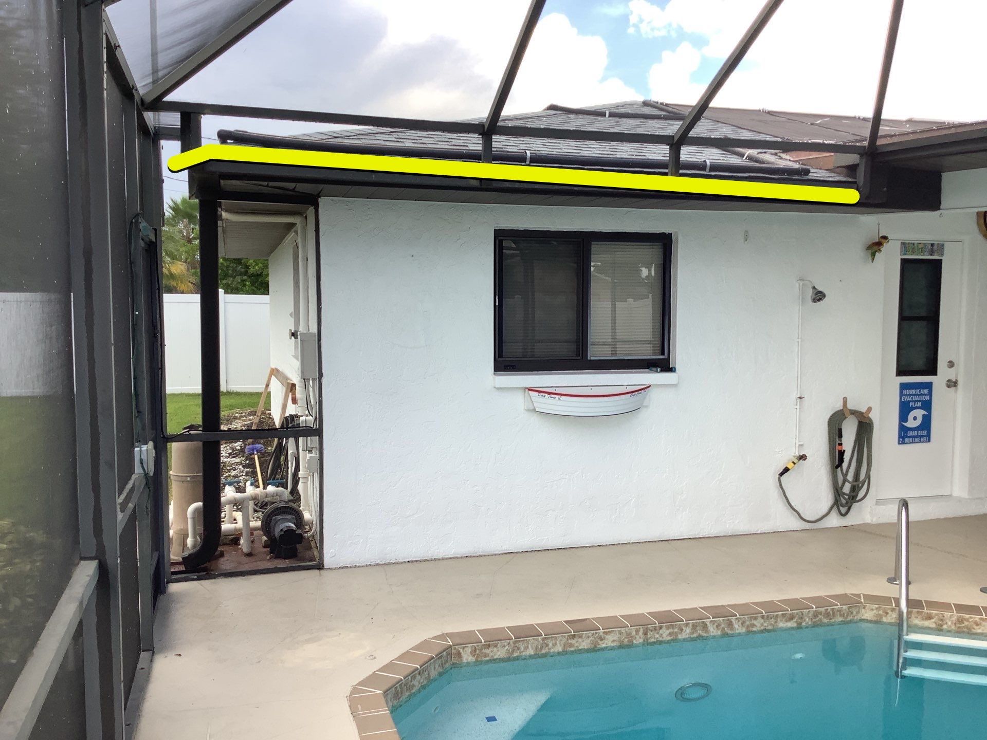 6 Inch Seamless Gutters using Musket Brown Seamless Gutters in Cape Coral FL by Gutter Professors