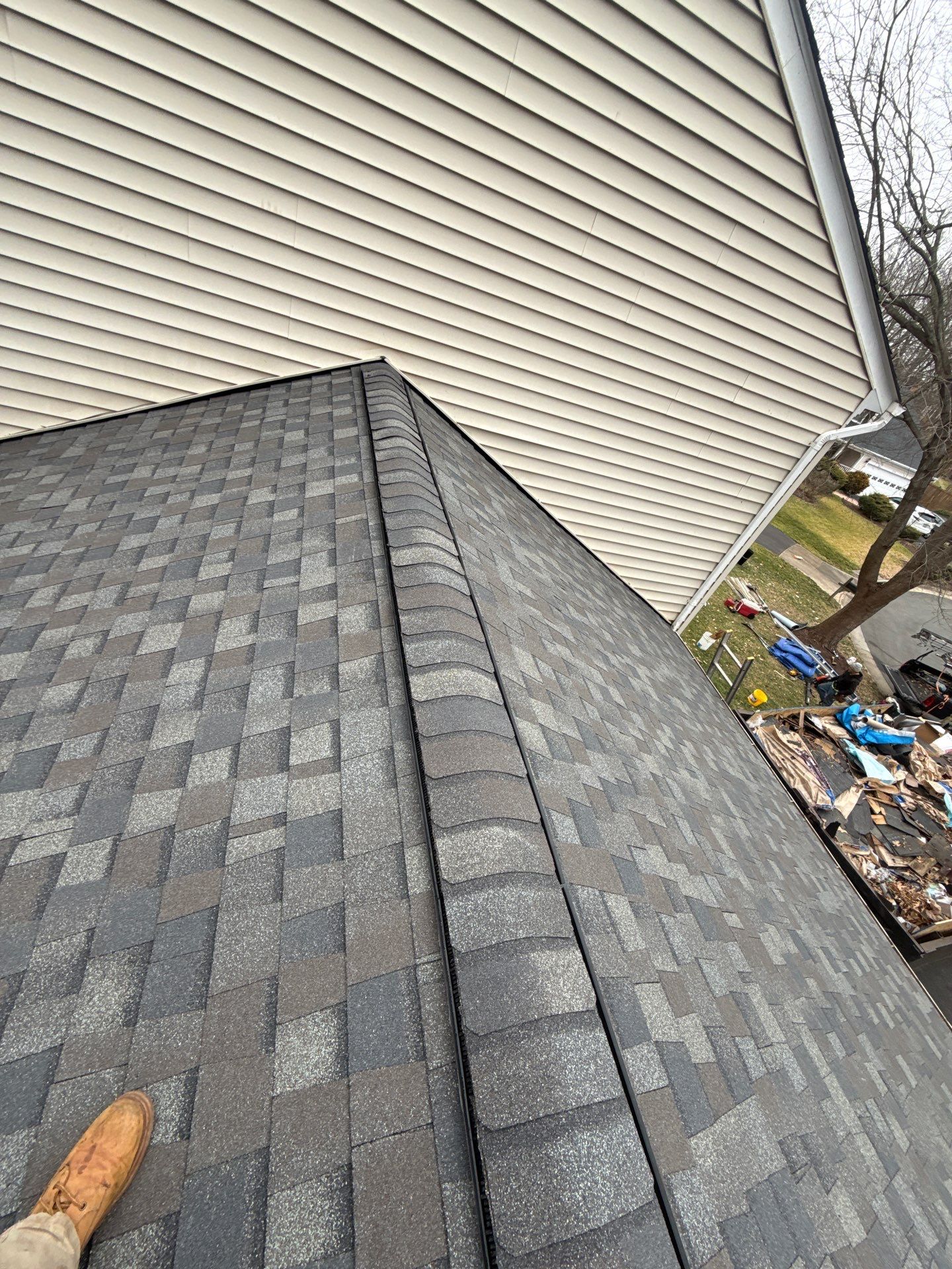 Fairfax Station :Residential Roof Replacement with CertainTeed Landmark Pro in Max Def Drift Wood  by RM Banning, Inc.
