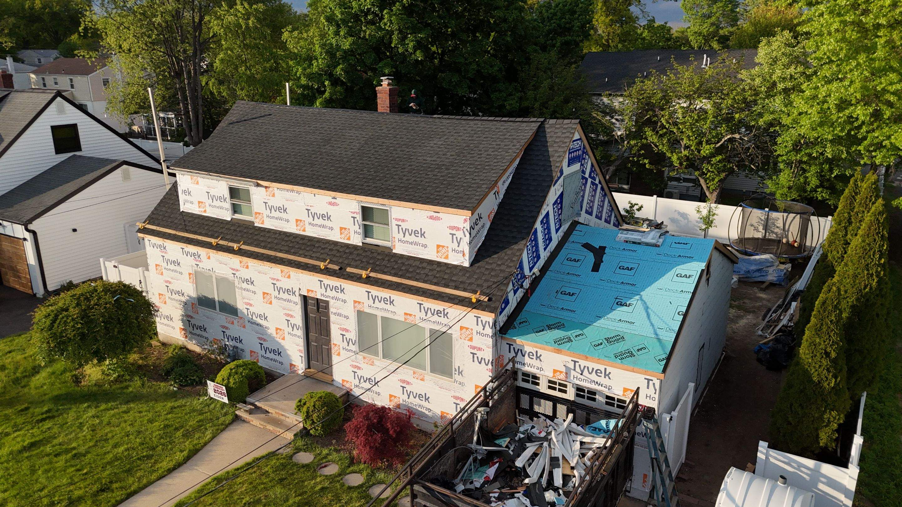 Full Exterior Remodel Project in Fair Lawn, NJ by All State Home Improvement Inc.