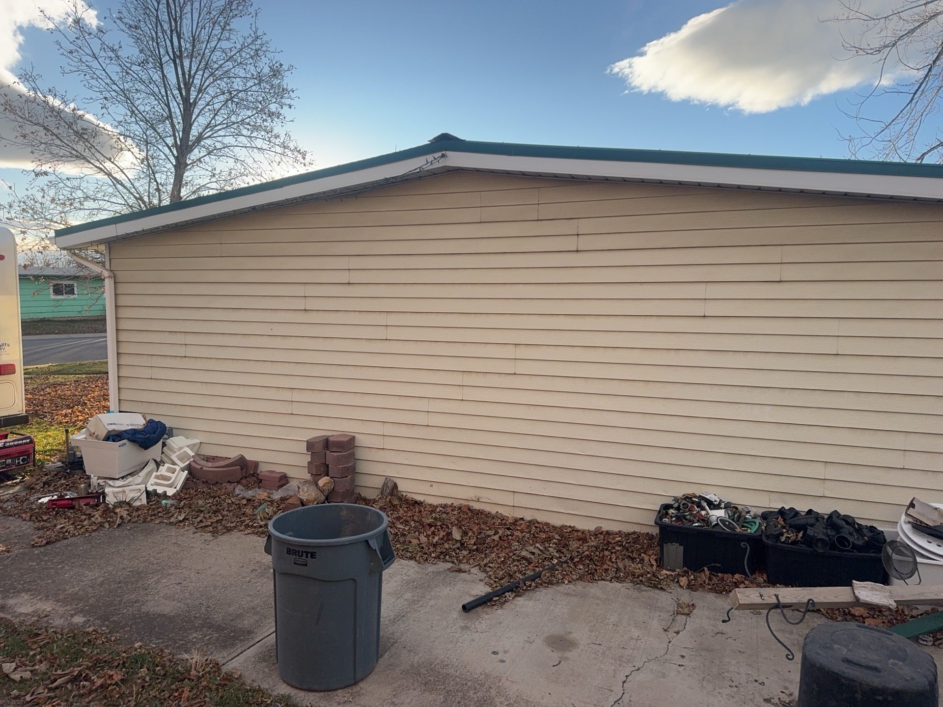 Orem | Elegant Aluminum-to-Vinyl Transformation | Harbor Grey & White by Ideal Siding Utah