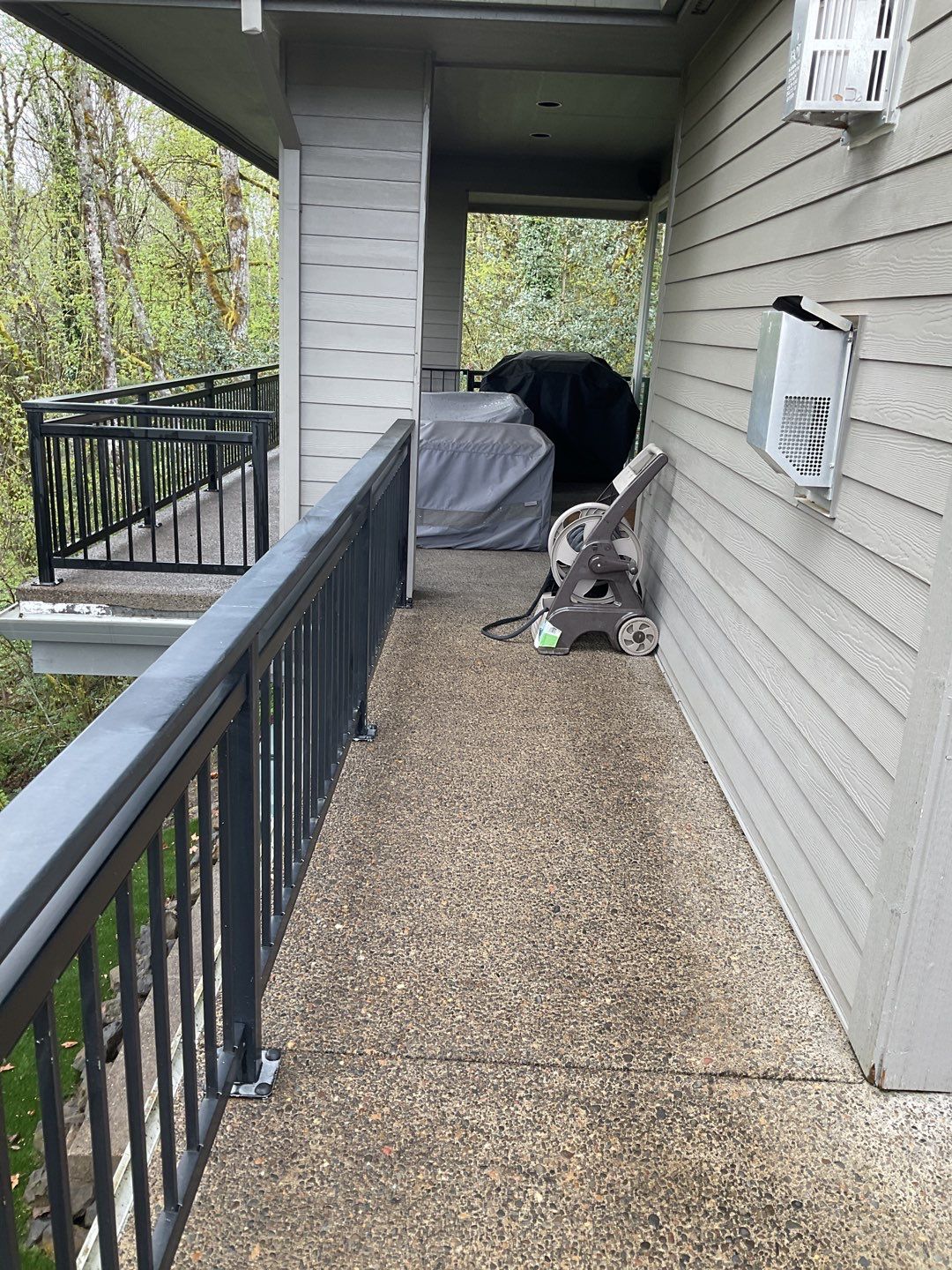 Concrete wash using Moderate Pressure by Willamette Outdoor Wash LLC