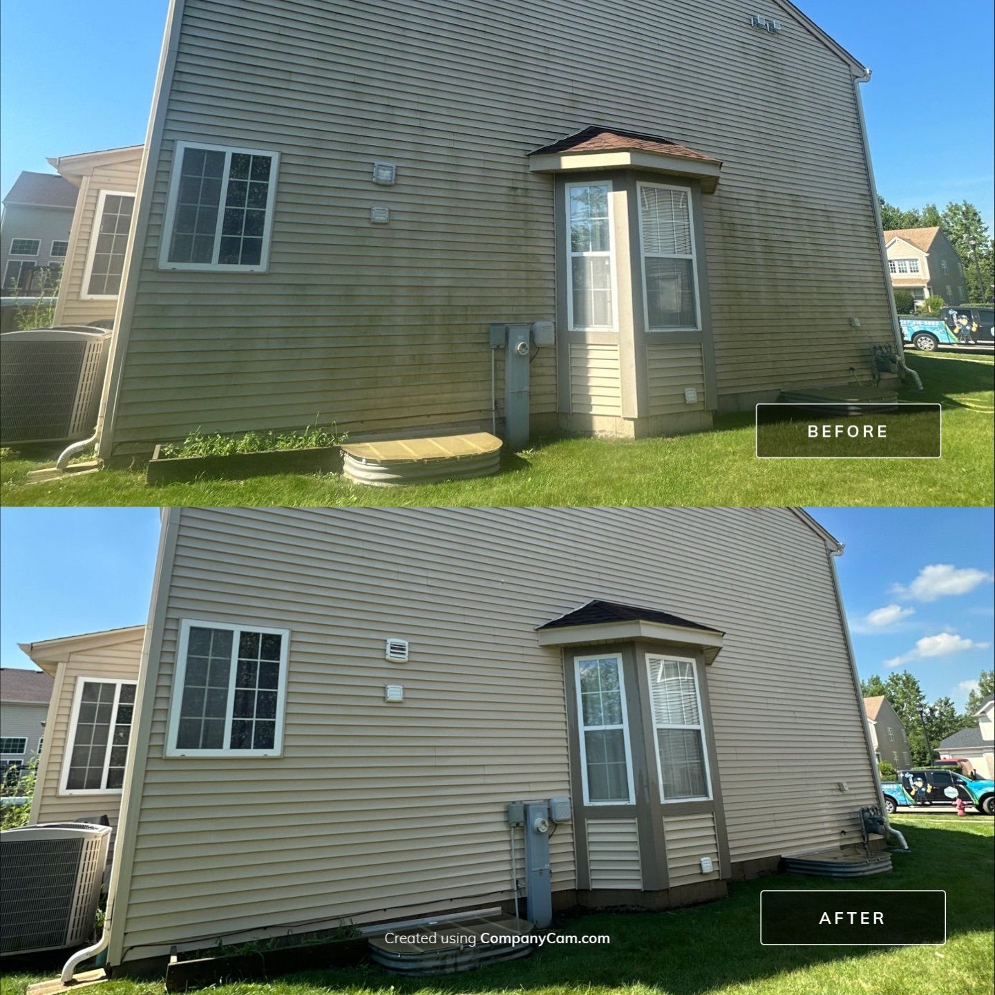 Project in Pingree Grove by Simmons Power & Soft Washing