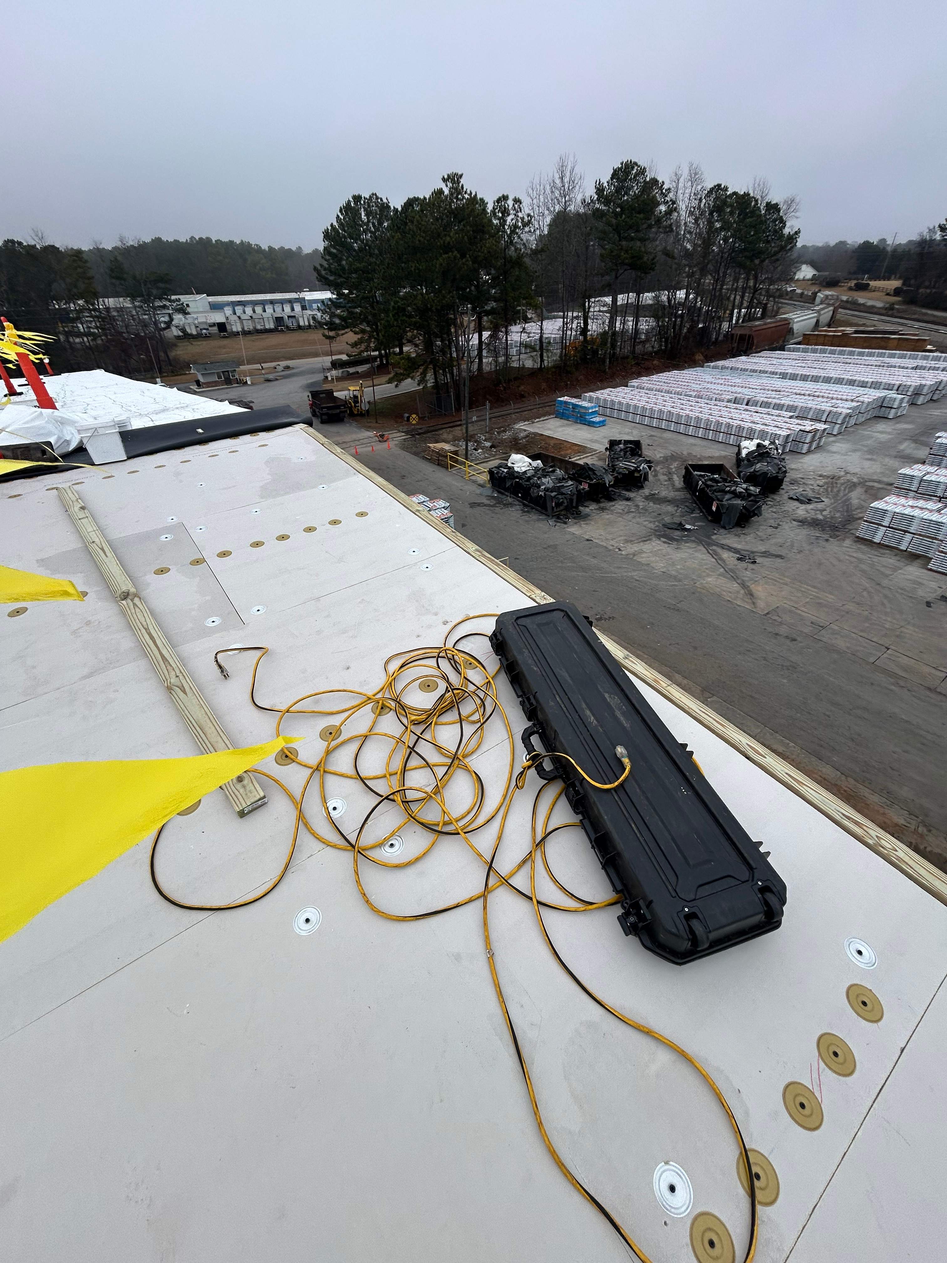 Project in Hampton, GA by Commercial Roofing Group