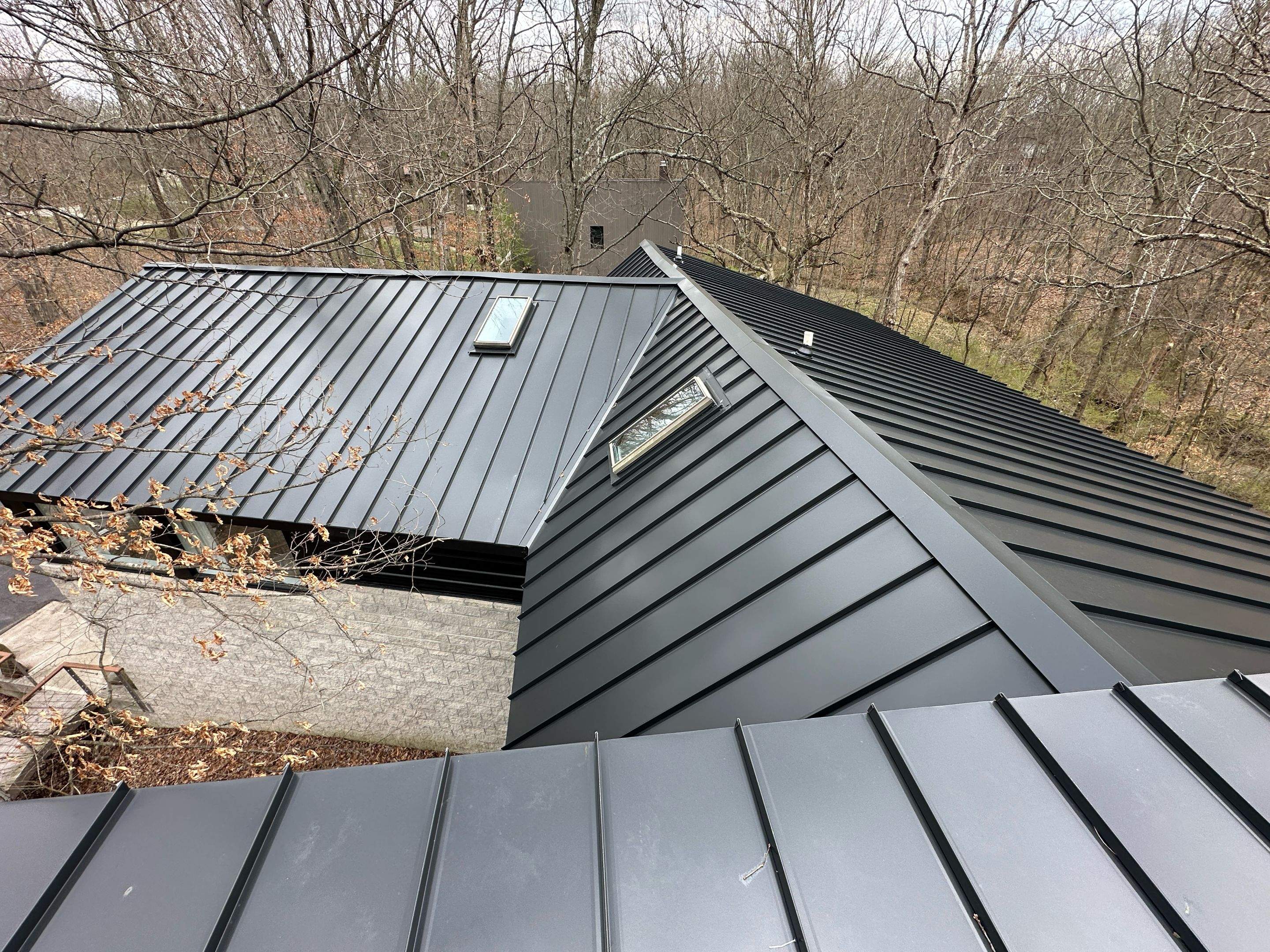 Standing Seam Curved Metal Roof System by Assured Restoration
