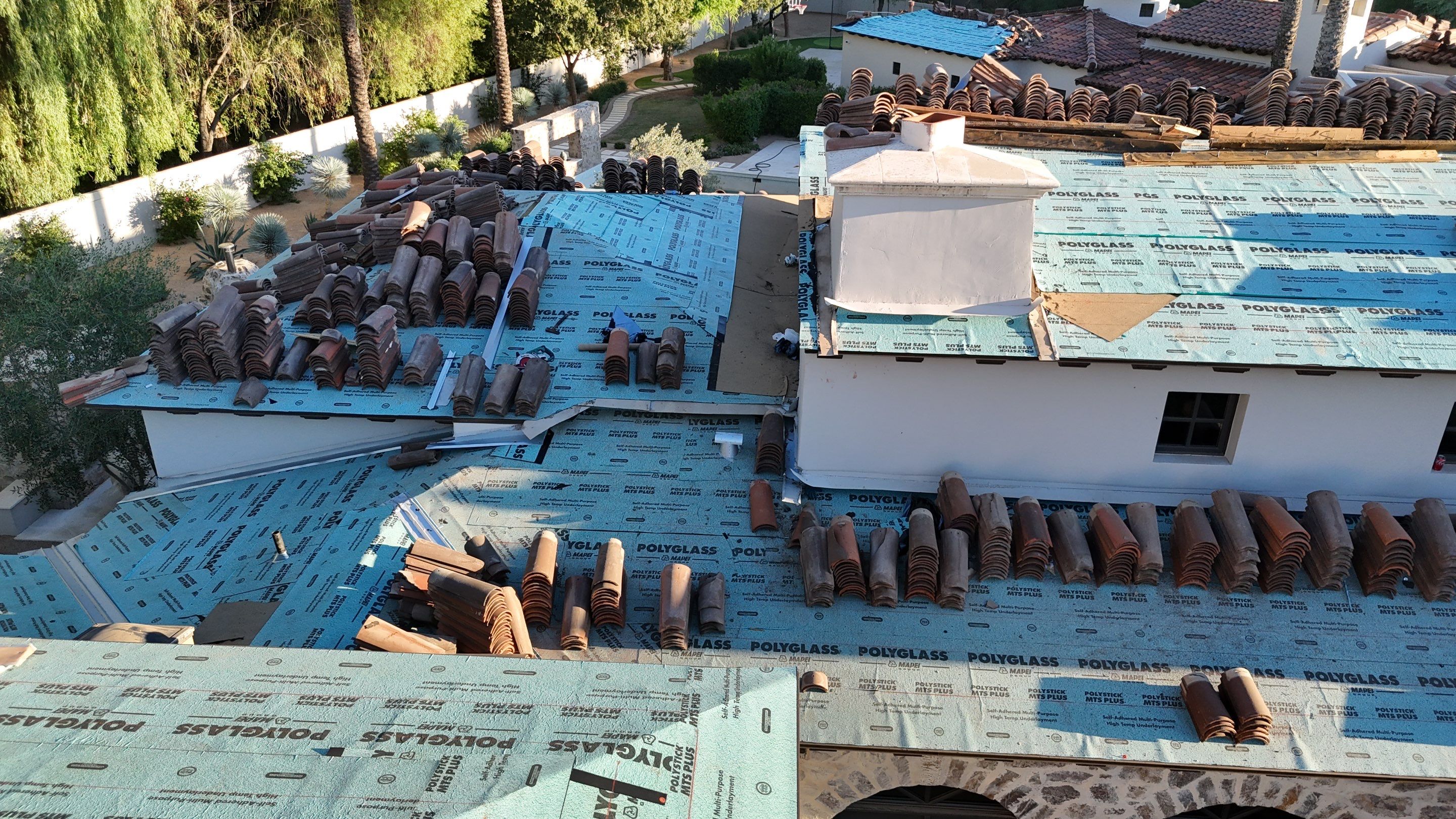 Project in Paradise Valley, AZ by Saint Roofing