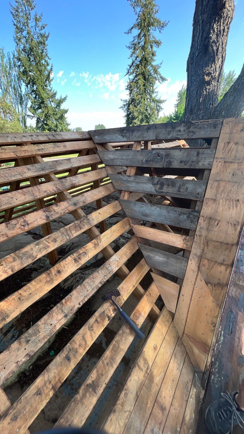 Cedar Shake Install using #1 Blue Label Cedar Shingles for the Albany Visitors Association  by Orezona Building & Roofing Company, Inc.