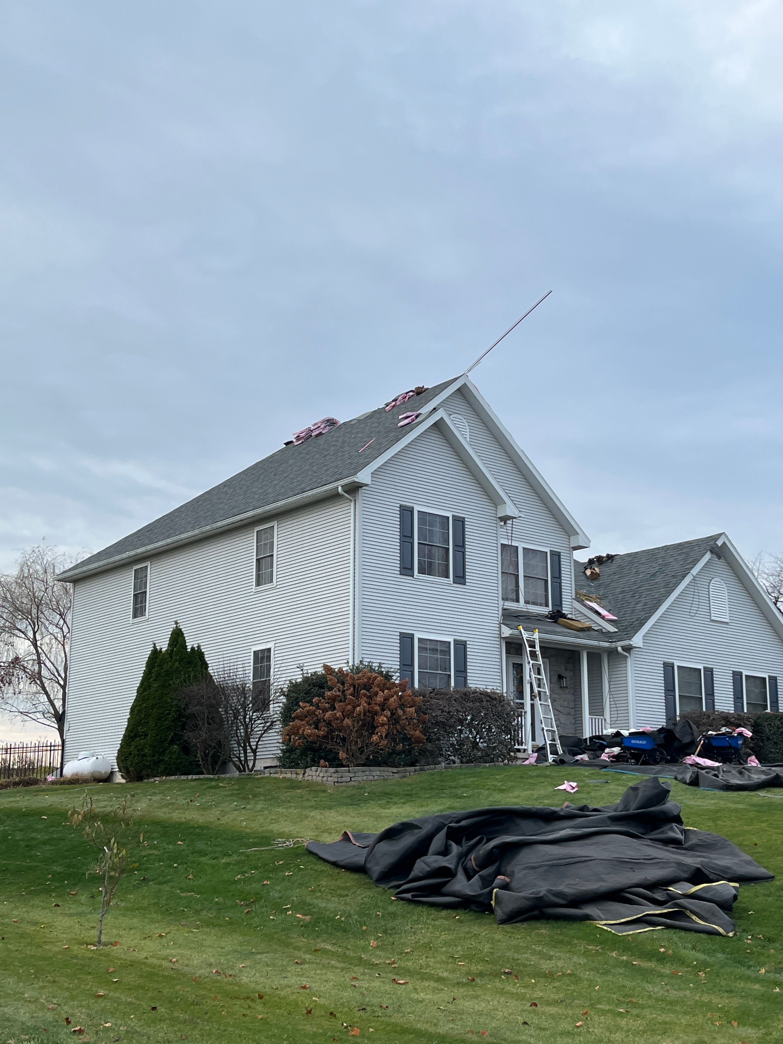 New Roof Installation using Owens Corning Duration Estate Gray by Starway Roof Systems