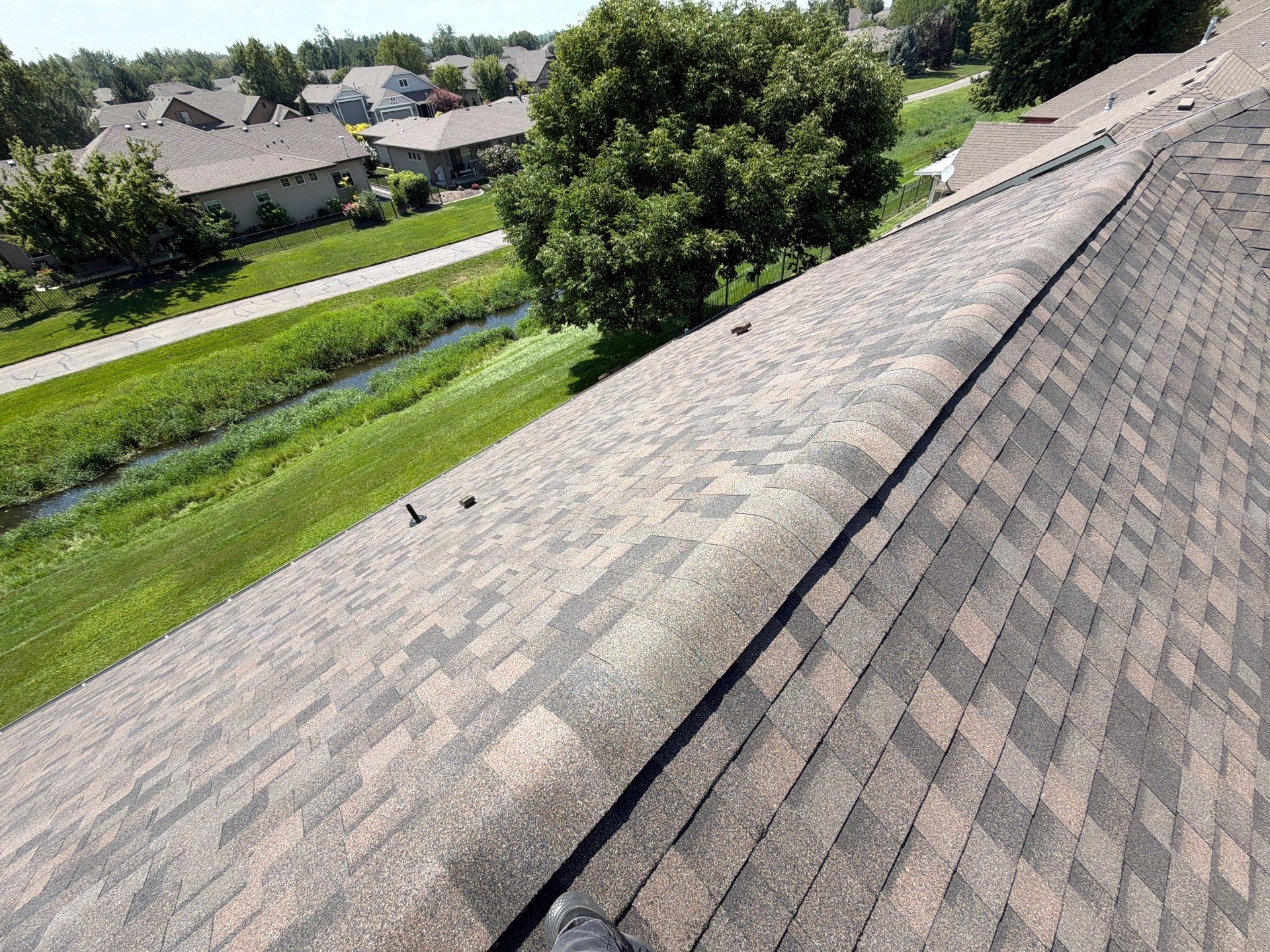 Complete Residential Roof Replacement with Architectural Shingles in Star by Olive Roofing