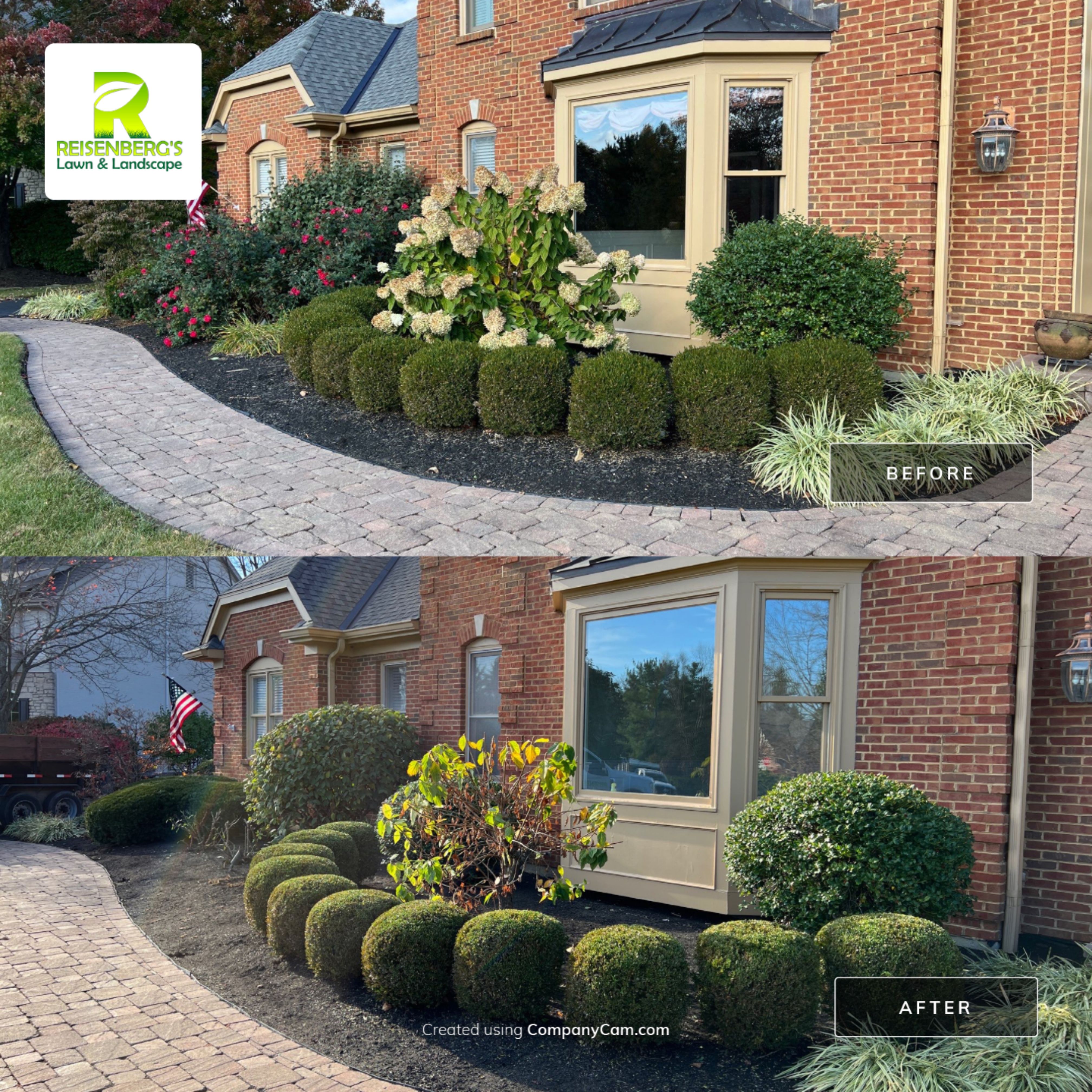 Fall Clean Up & Prune by Reisenberg’s Lawn & Landscape, LLC