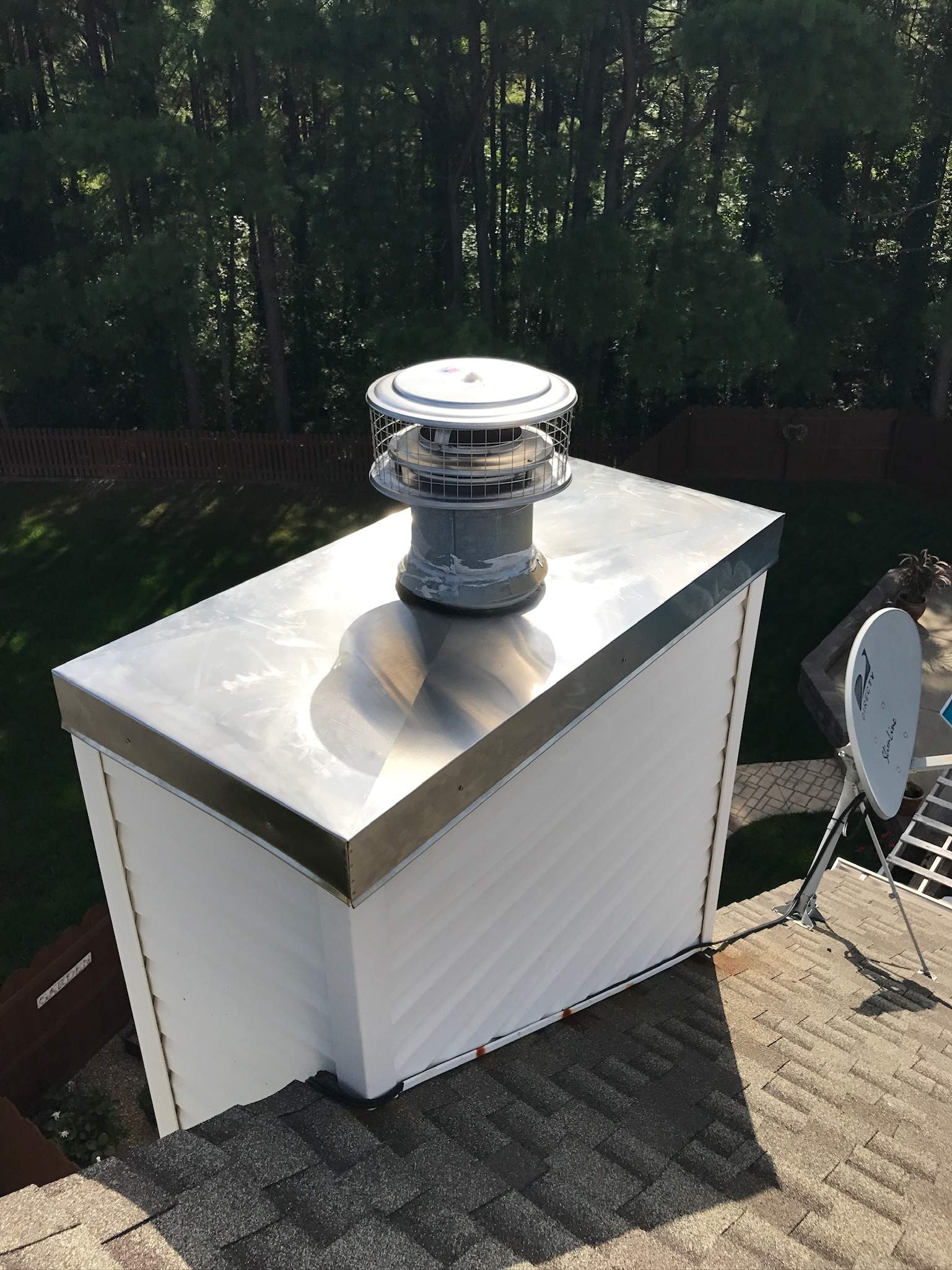 Chase Cover and Cap in Ches, VA by Premier Chimney and Roofing