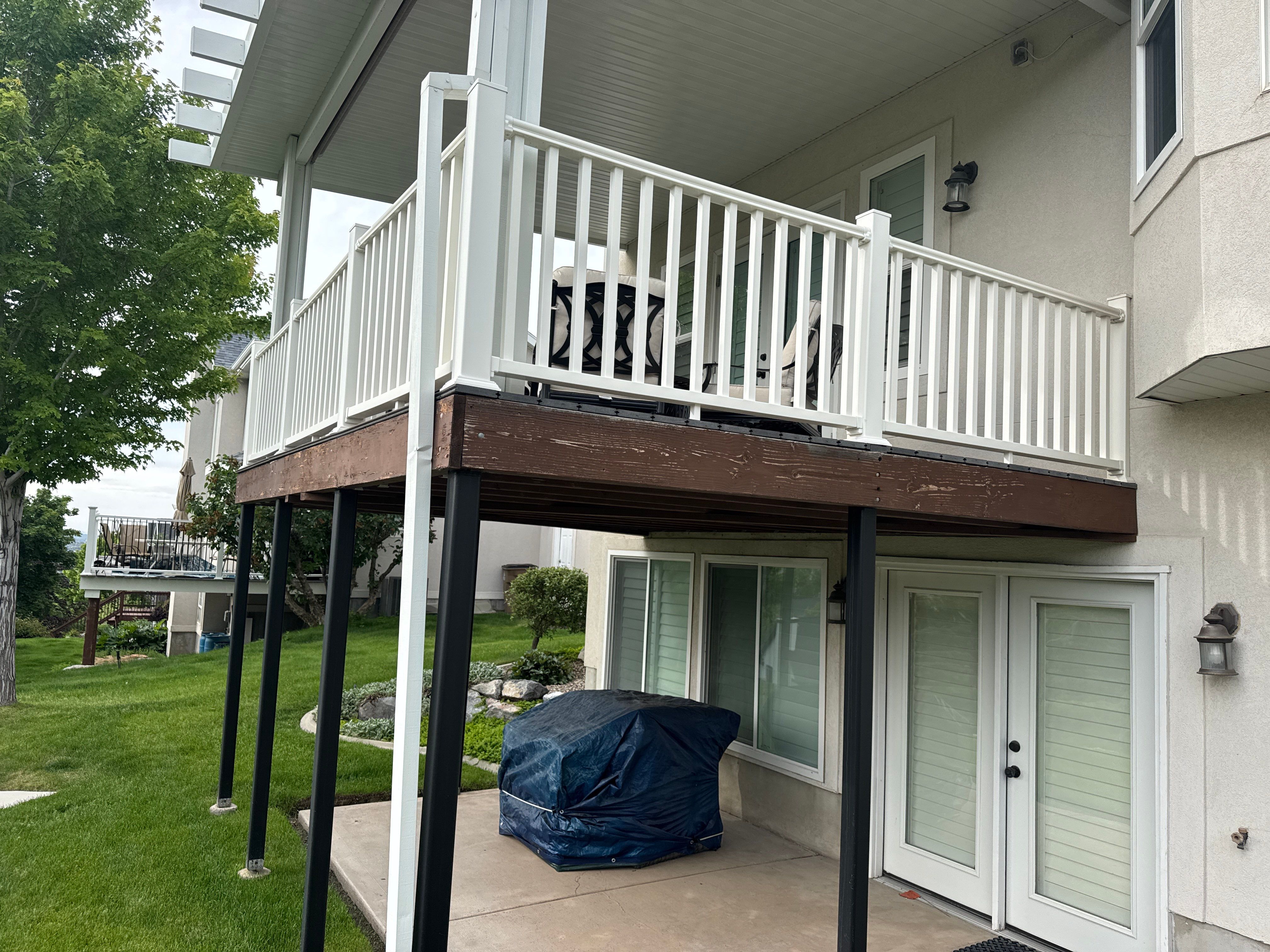 Draper | Deck Fascia Aluminum Wrap | Crisp White by Ideal Siding Utah
