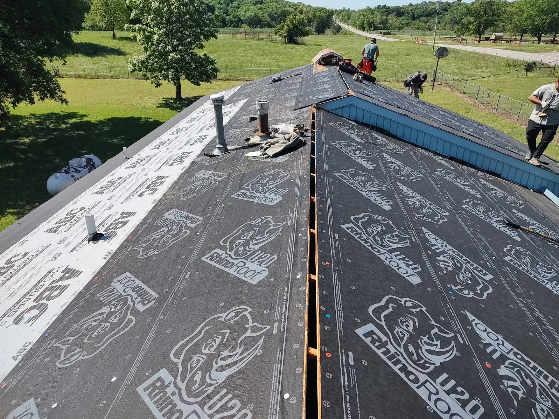 Roof replacement & Storm Door by In & Out Construction & Remodeling, LLC