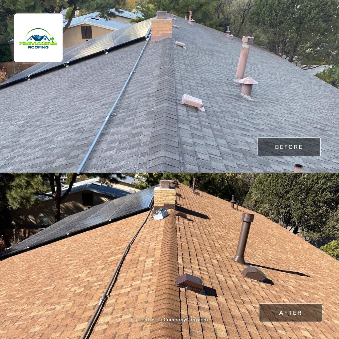 Desert Tan Shingles by Reimagine Roofing