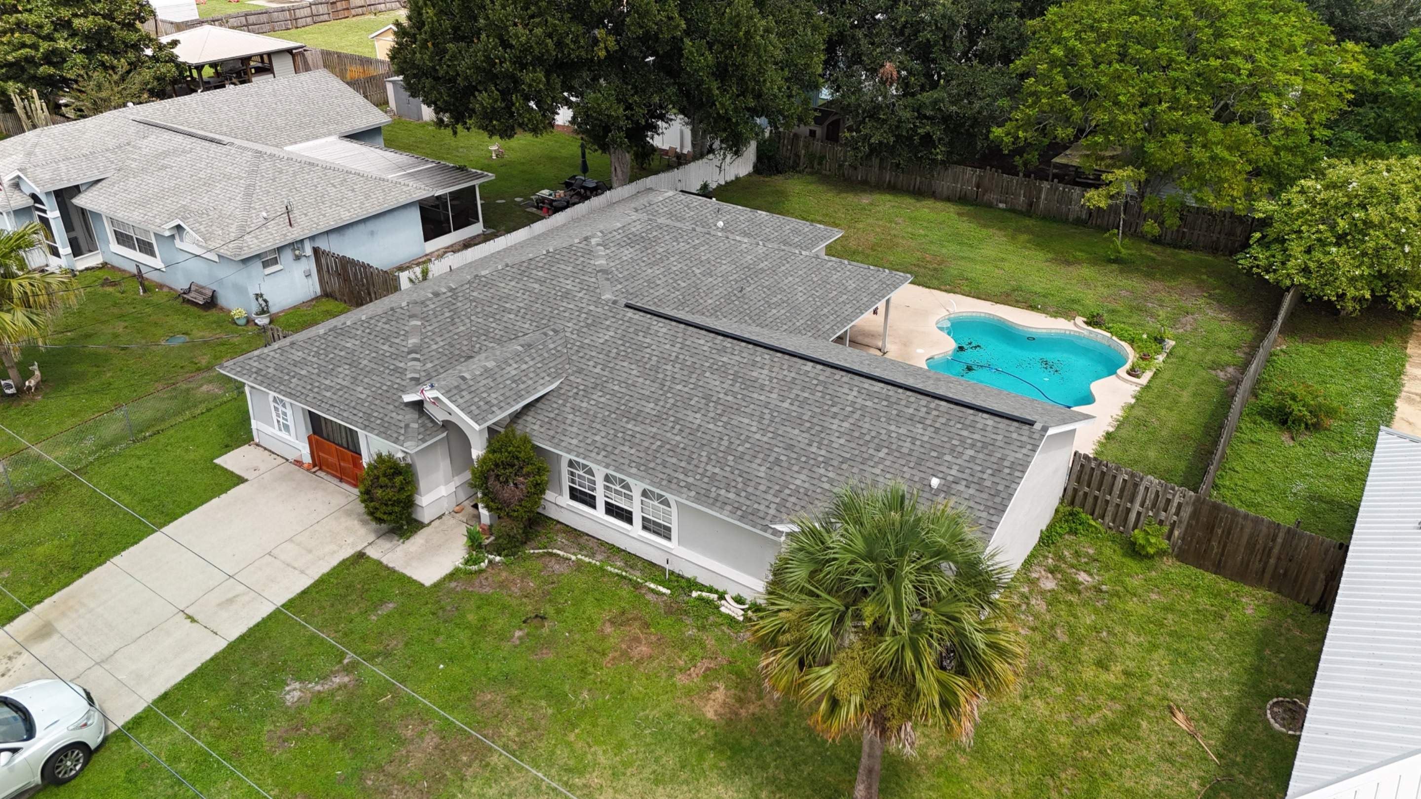 Port St. John Roof Replacement Featuring Tamko Titan Oxford Gray Shingles by Wiedmann Construction & Roofing
