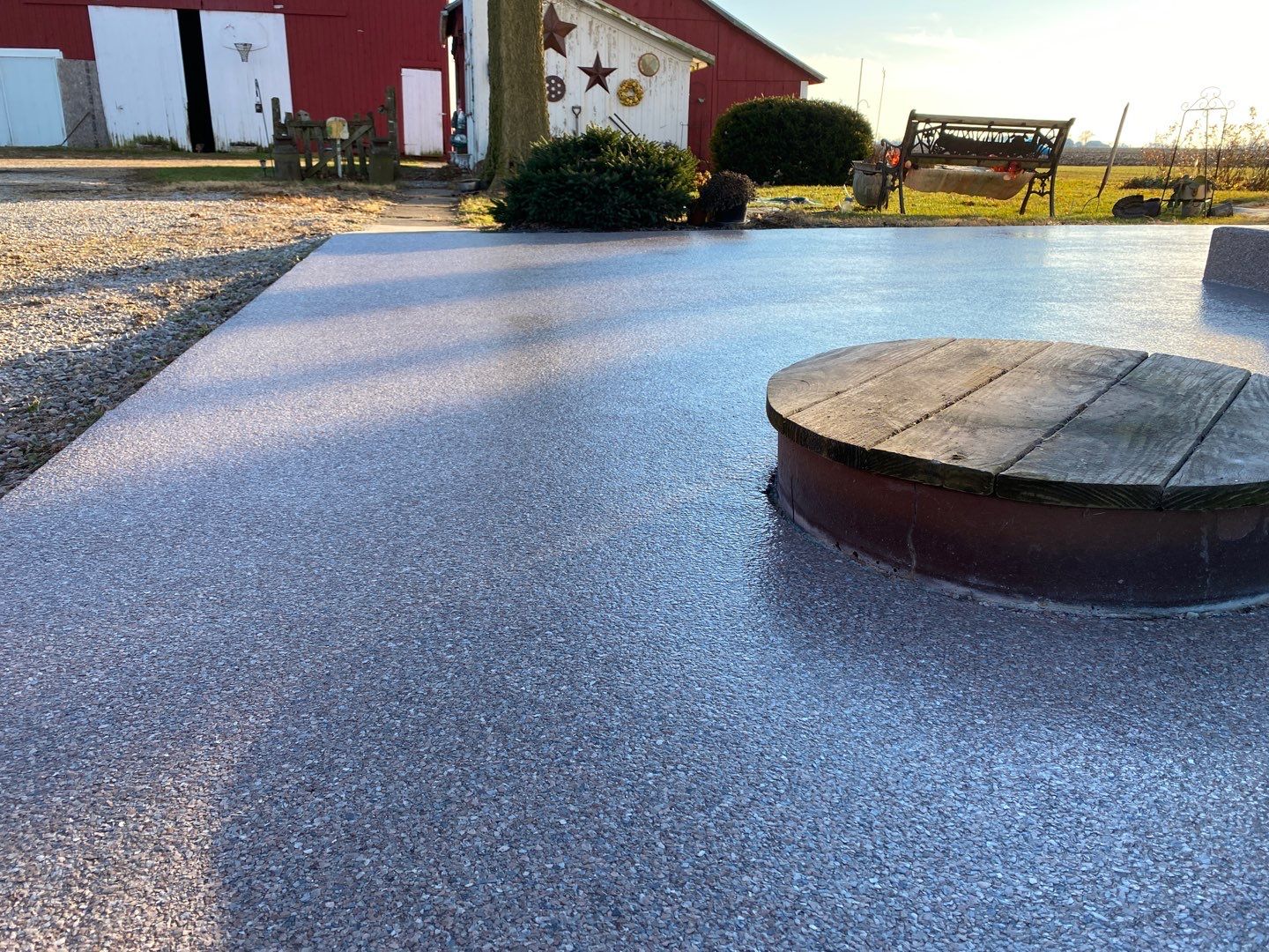 Patio Repair using Fieldstone by Your1DayFloor.com