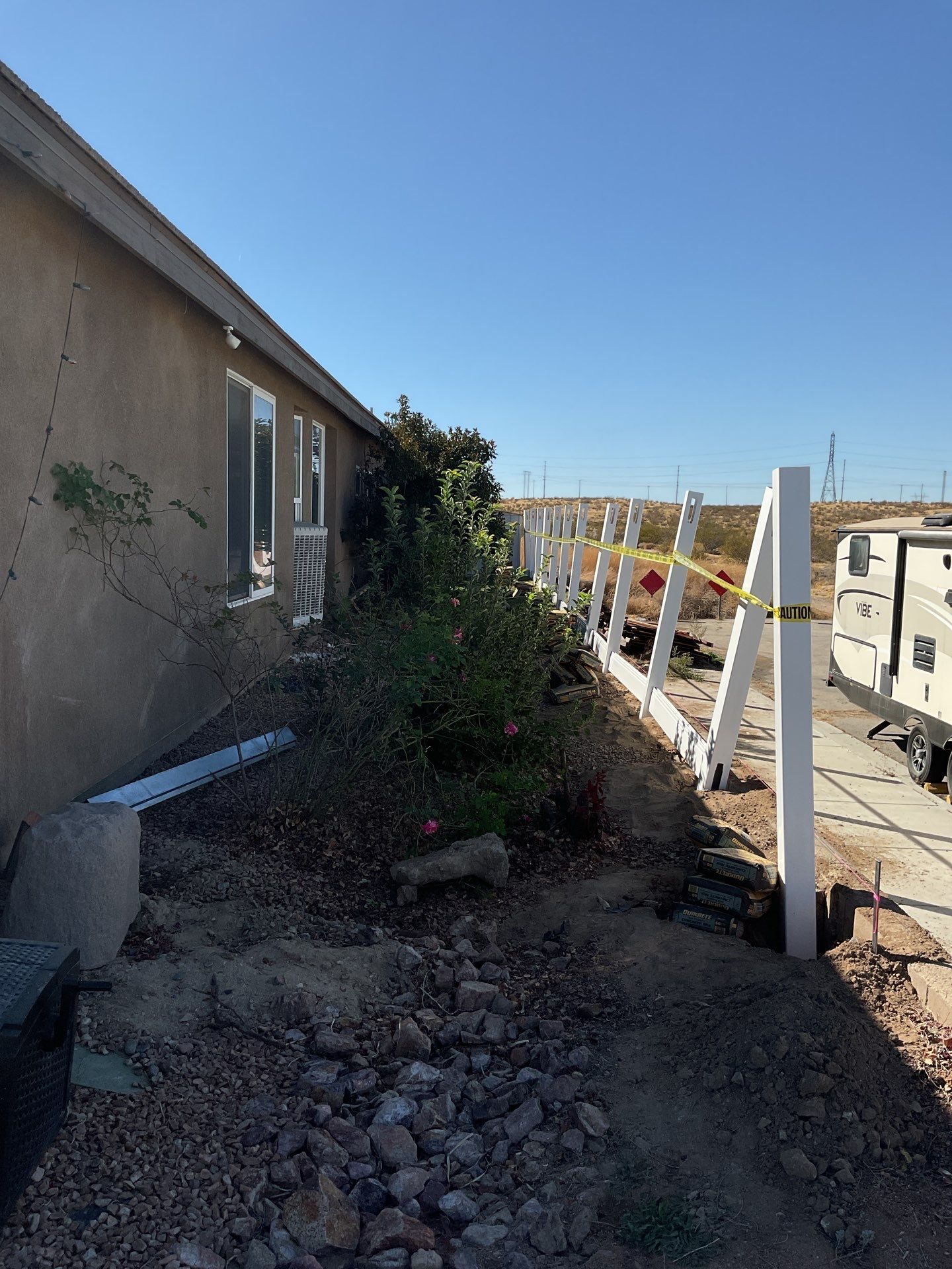Fence Installation using Vinyl by Fence Guys Inc. 