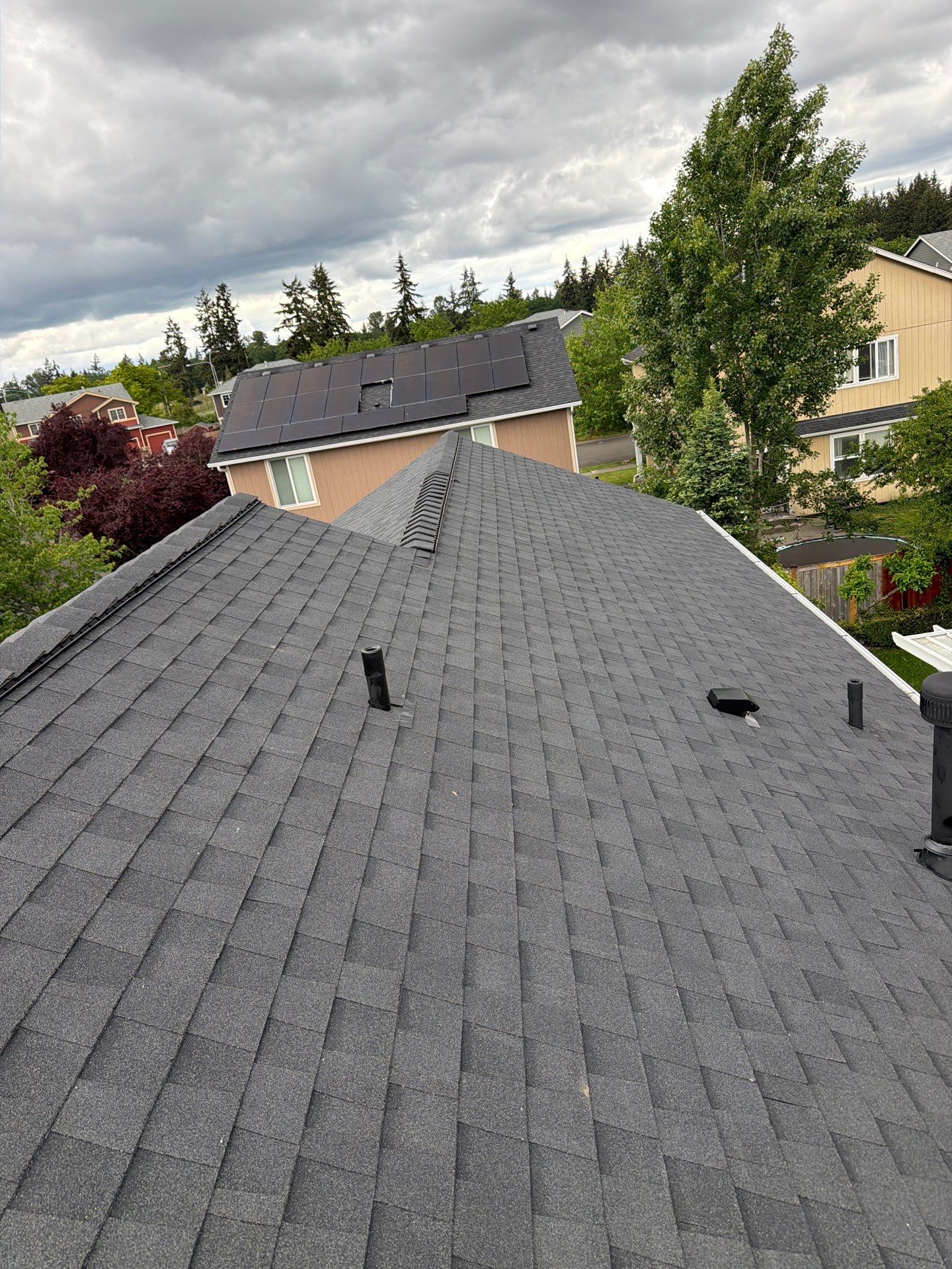 Residential Roofing Installation using GAF HDZ Shingles by Roofing Formula LLC