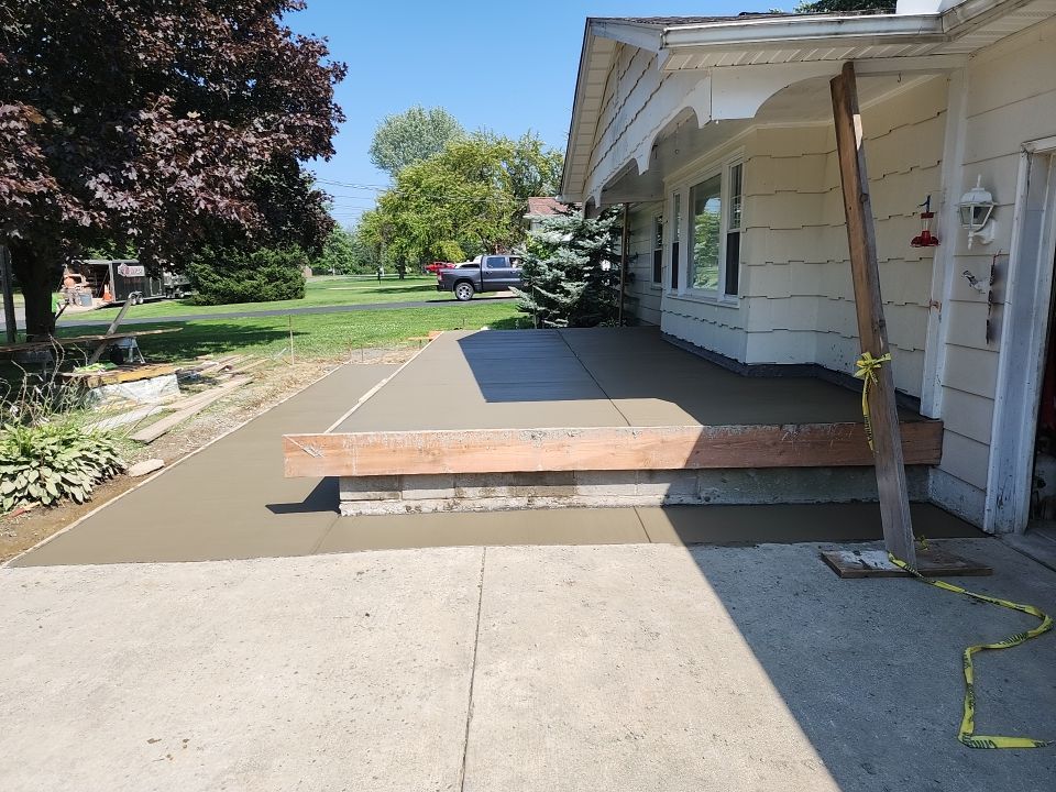 Porch and Concrete by Ivy Lea Construction