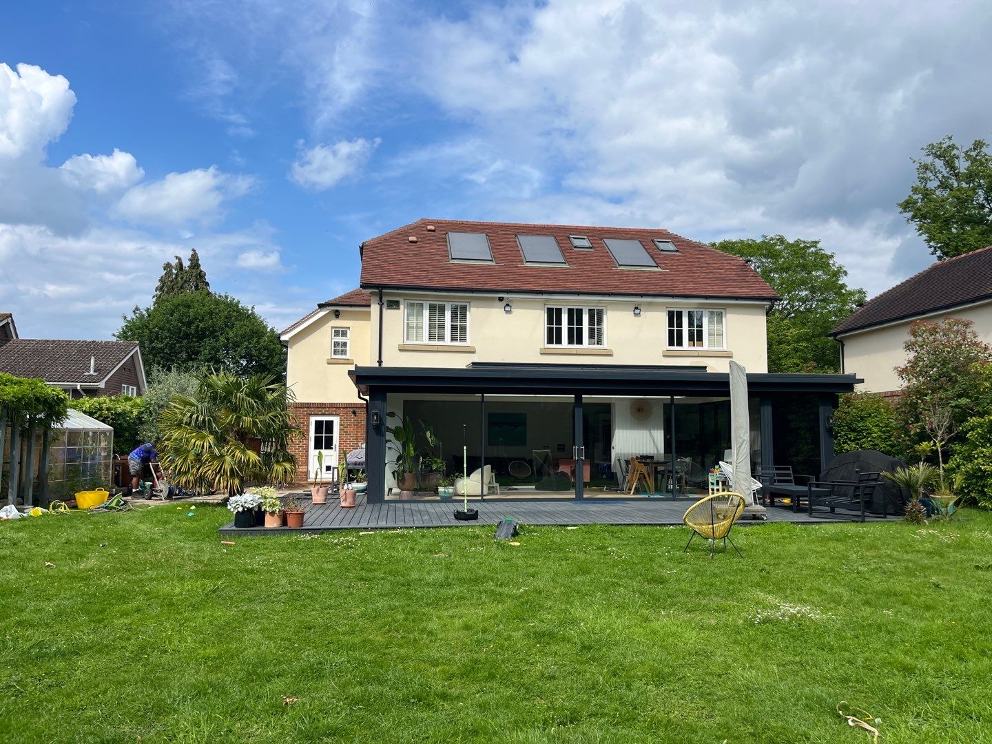 Roof Clean  - Moss Removal - Gutter Clean using Honda 15lpm Low Pressure Washing Machine by Ges Exterior Cleaning ltd