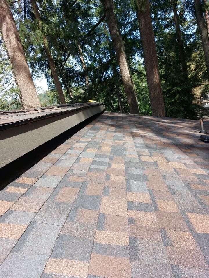 Residential Roofing Installation using Owens Corning Duration Designer Shingles in 'Bourbon'  by BEST Roofing & Waterproofing