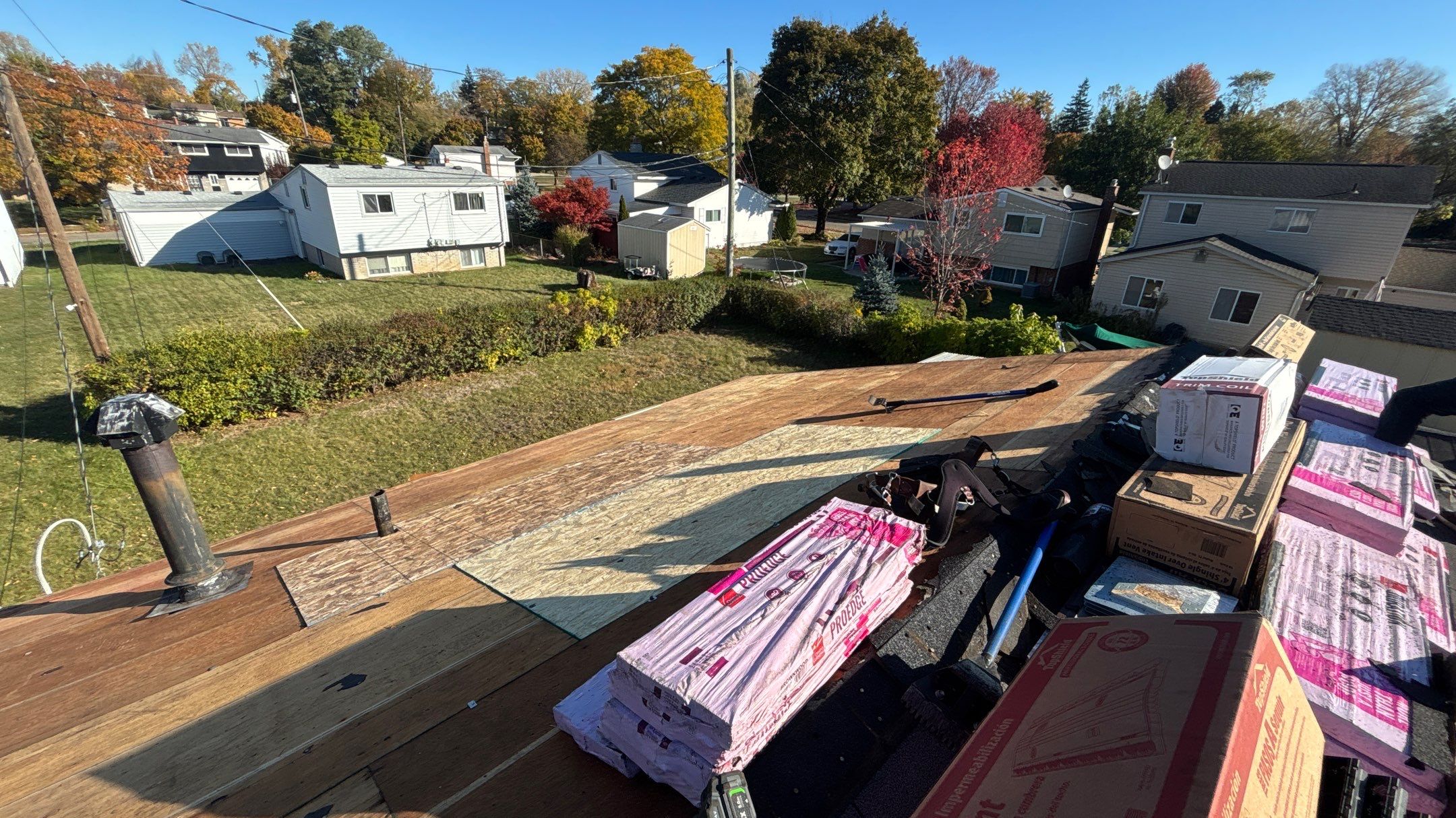 Roof Replacement using Owens Corning Brownwood by 180 Contractors