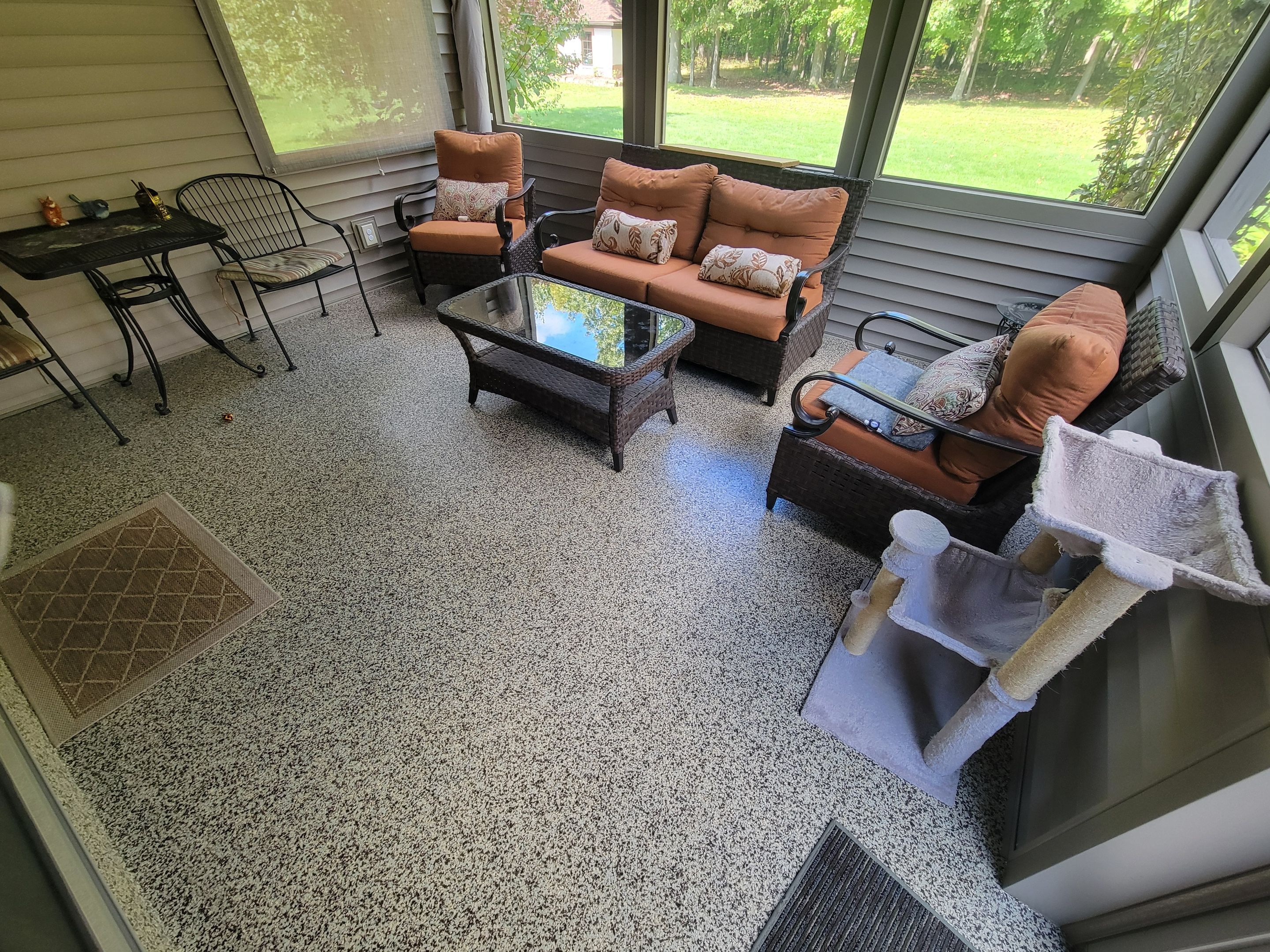 Sunroom in Cordwood - Poland, OH by Alexander Concrete Coatings