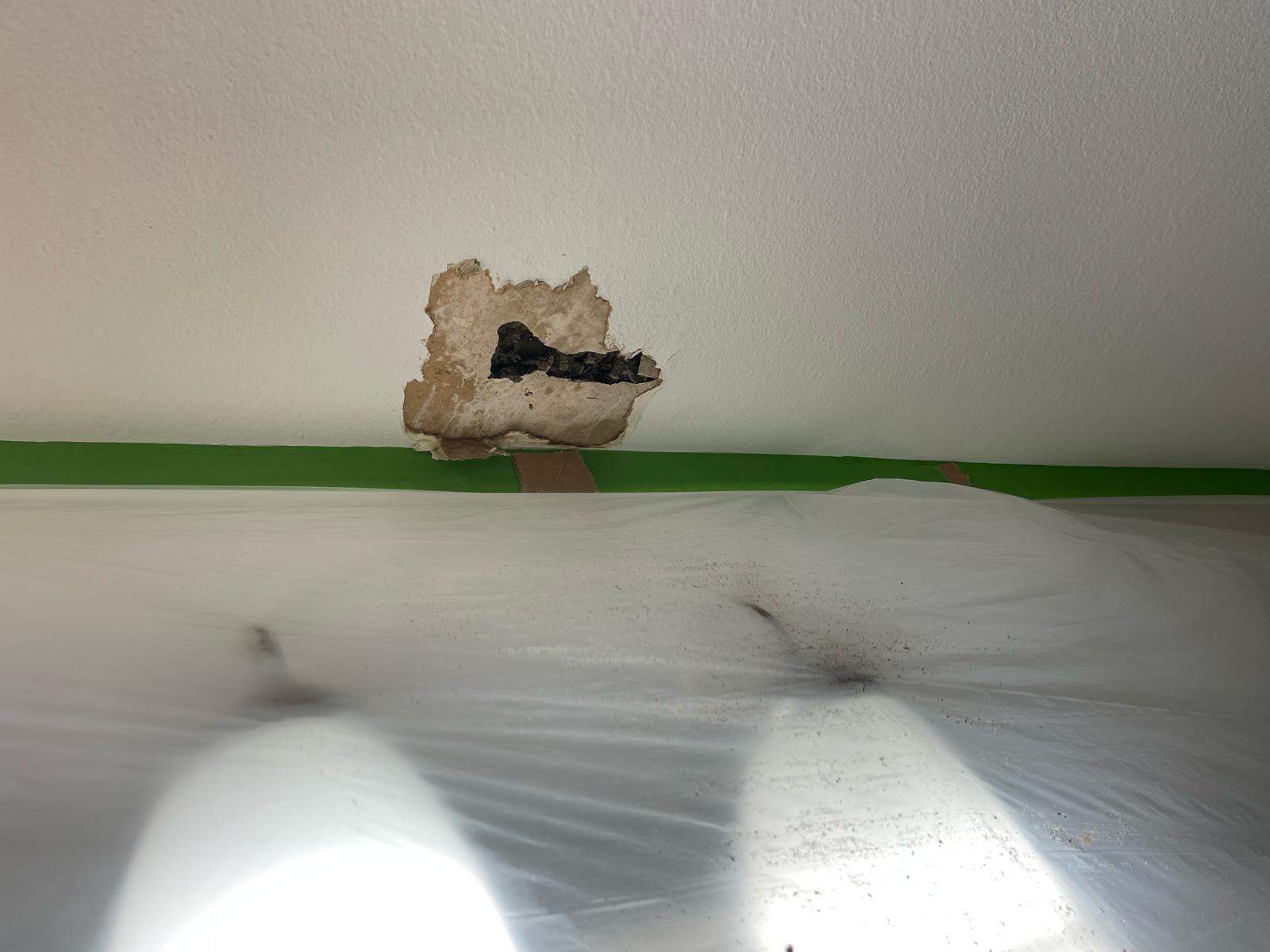 Roof replacement and interior repair by hail and wind damage by Just Brilliant Restoration JBR
