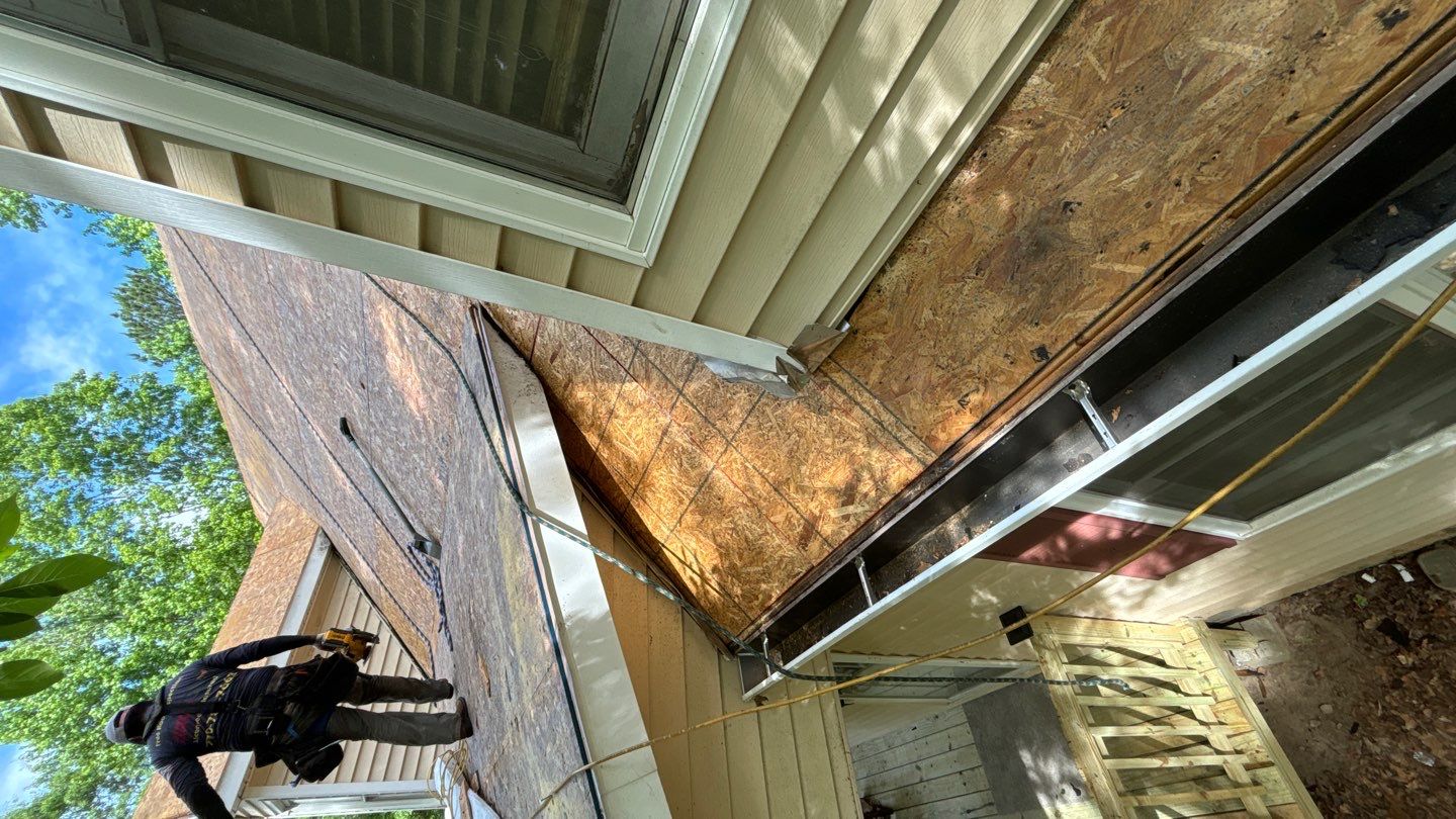 Roof Replacement and cover porch by Deerfield Roofing LLC